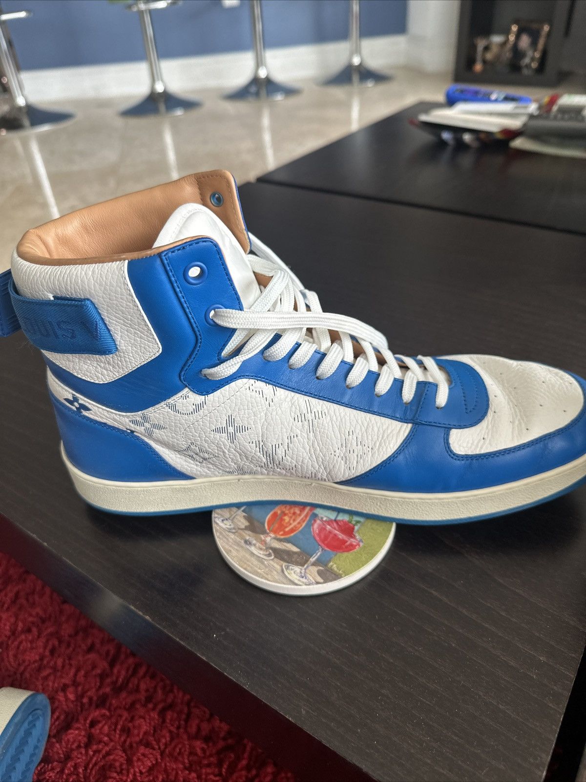 image of Louis Vuitton Lv Sold Out Shoes in Blue, Men's (Size 9.5)