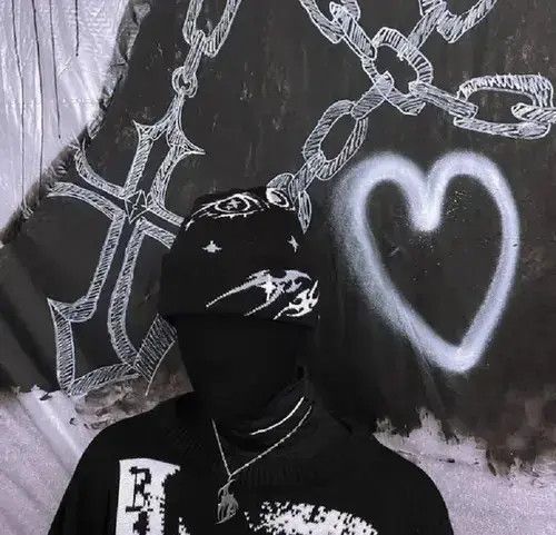 Japanese Brand Y2K Rare Art Beanie (black + white) Star Print Size ONE SIZE - 2 Thumbnail