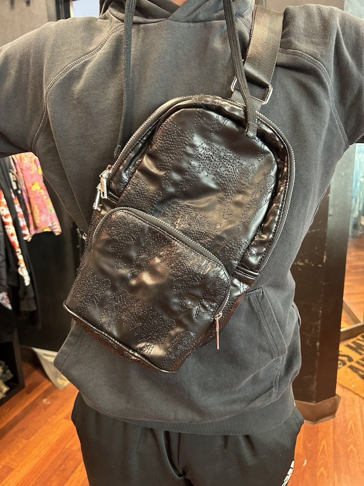 Revenge Revenge Sling Bag Leather Size ONE SIZE - 6 Thumbnail