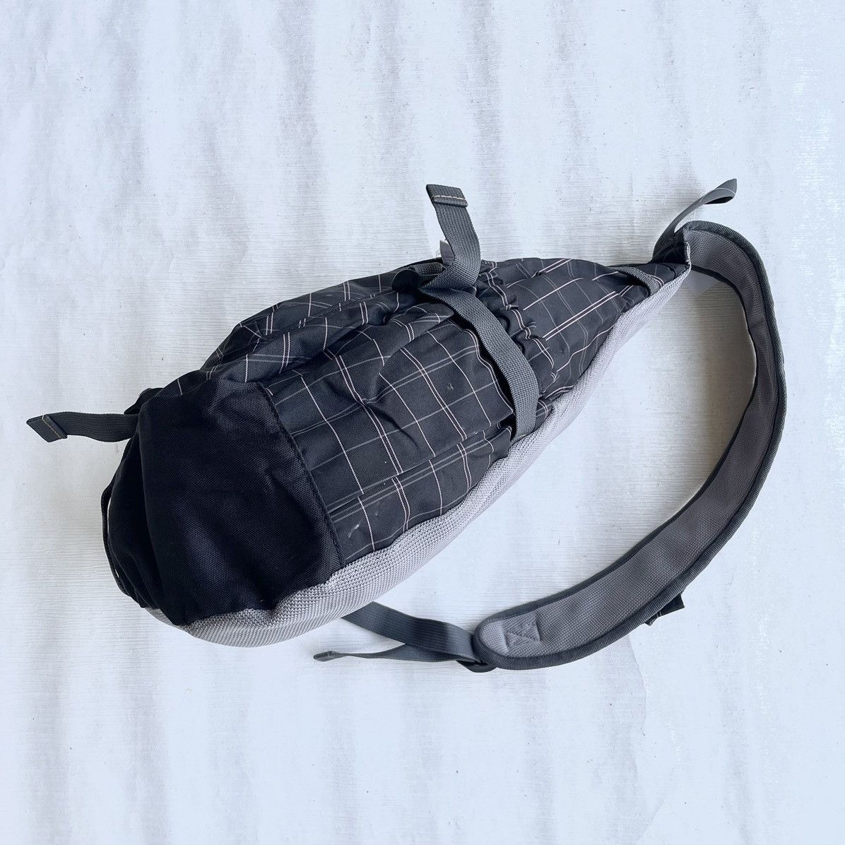 Japanese Brand East Boy Checkered Multi Pocket Gorpcore Crossbody Bag Size ONE SIZE - 4 Thumbnail
