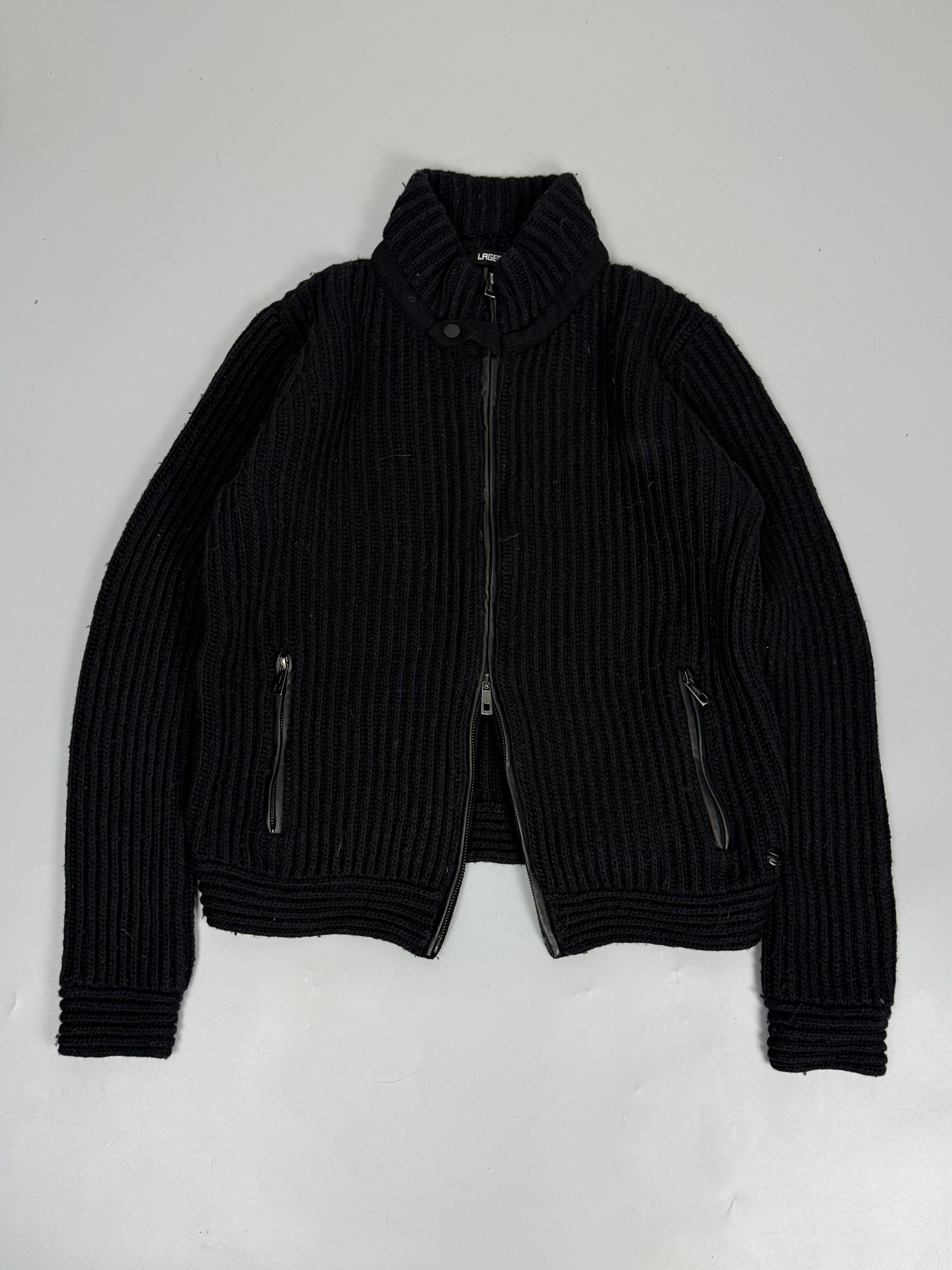 Karl Lagerfeld Karl Lagerfeld heavy ribbed double zip knit Size US L / EU 52-54 / 3 - 1 Thumbnail
