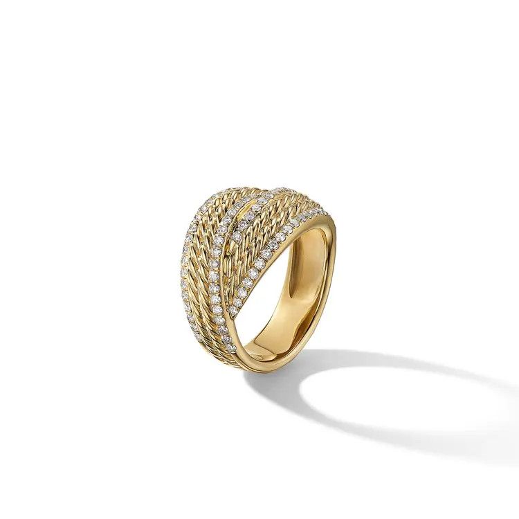 David Yurman o1s1wg111025 R16710D /Size 8 / Dy Origami Ring in Golden Size ONE SIZE - 3 Thumbnail
