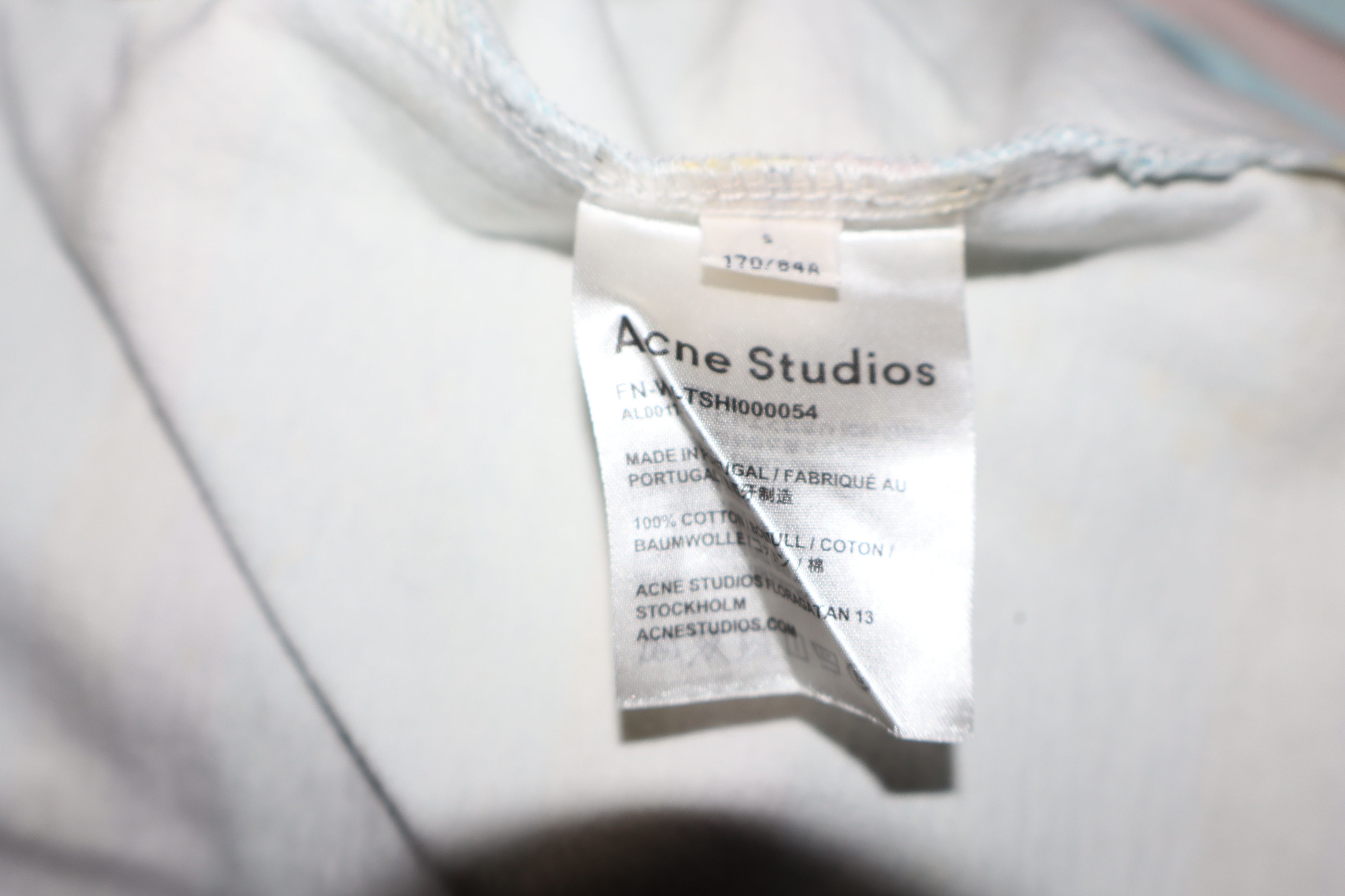 Acne Studios Acne studios logo striped t-shirt Size US S / EU 44-46 / 1 - 15 Thumbnail