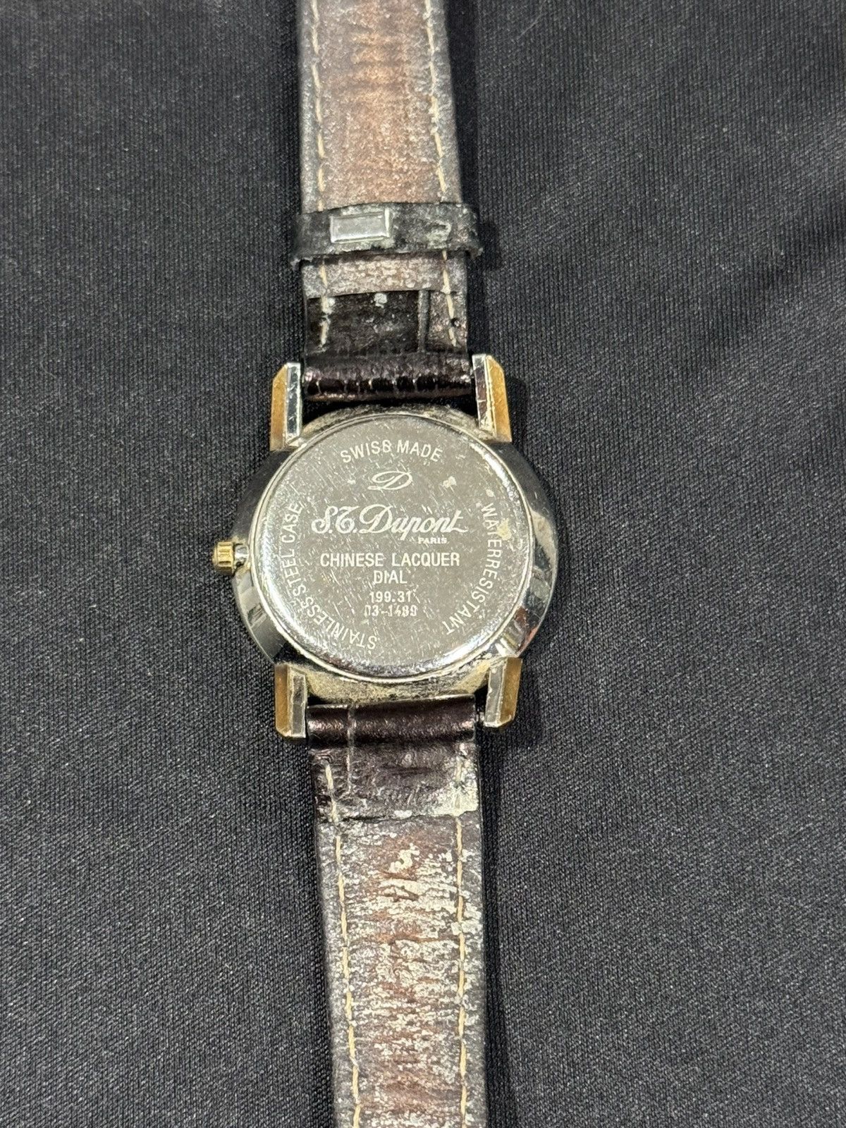 S.T. Dupont ST Dupont Unisex Watch Blue Gold plated Size ONE SIZE - 8 Thumbnail