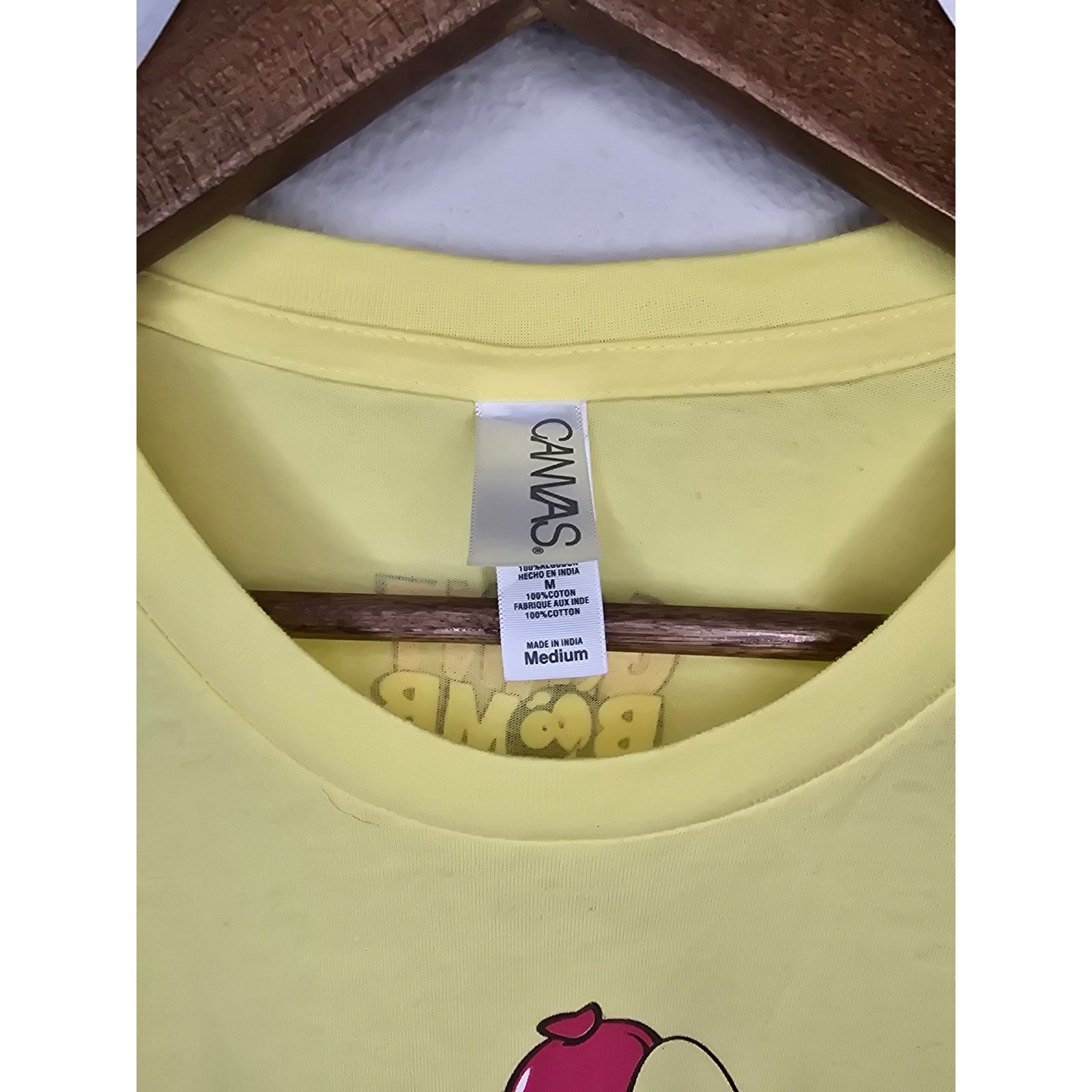 Canvas Gaint Bomb Shirt M Flamin Hot Dog Man Graphic Yellow Tee Size US M / EU 48-50 / 2 - 4 Thumbnail