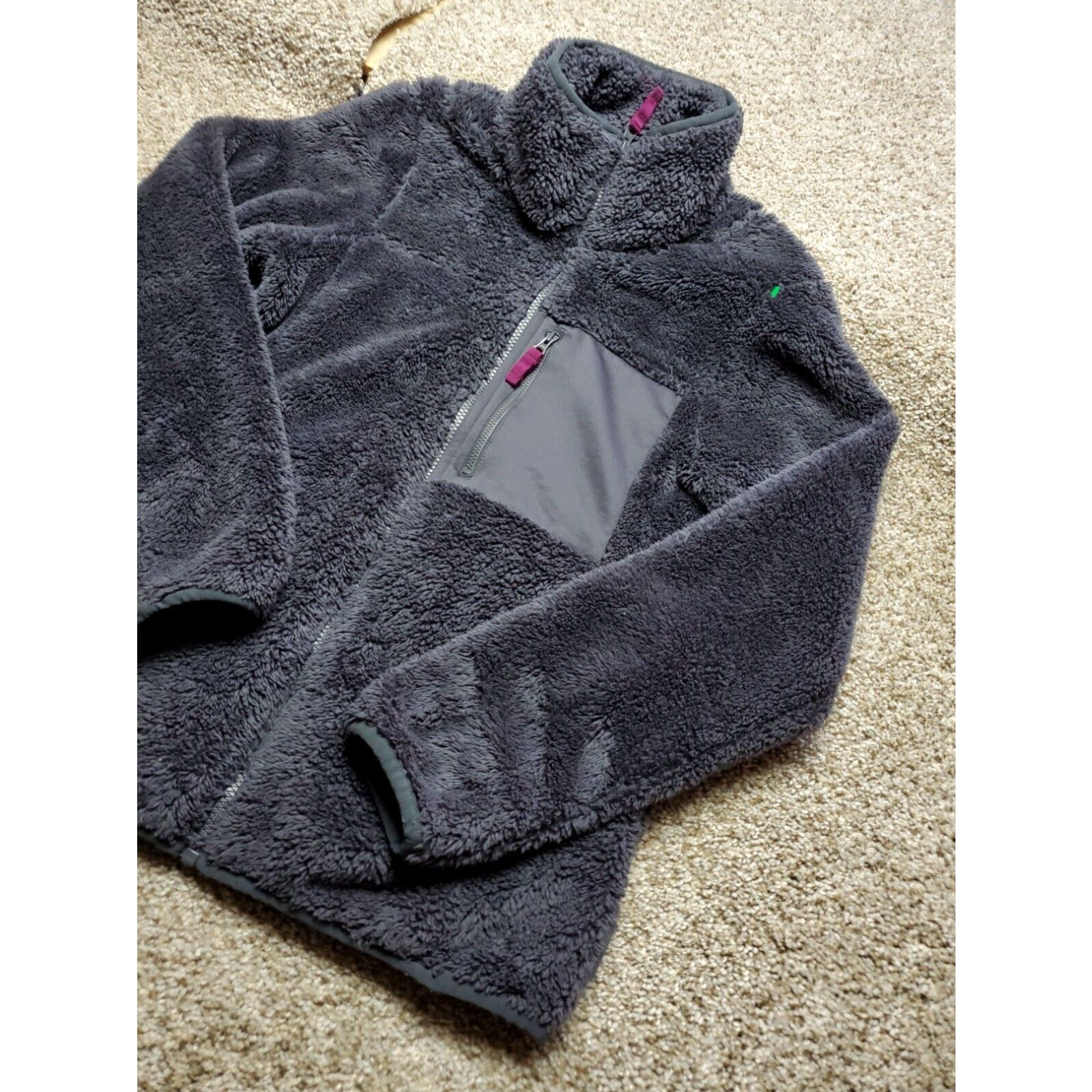 Vintage Columbia Keep Cozy Fleece Jacket Medium Womens Gray Full Zip Mock Neck Pockets Grailed