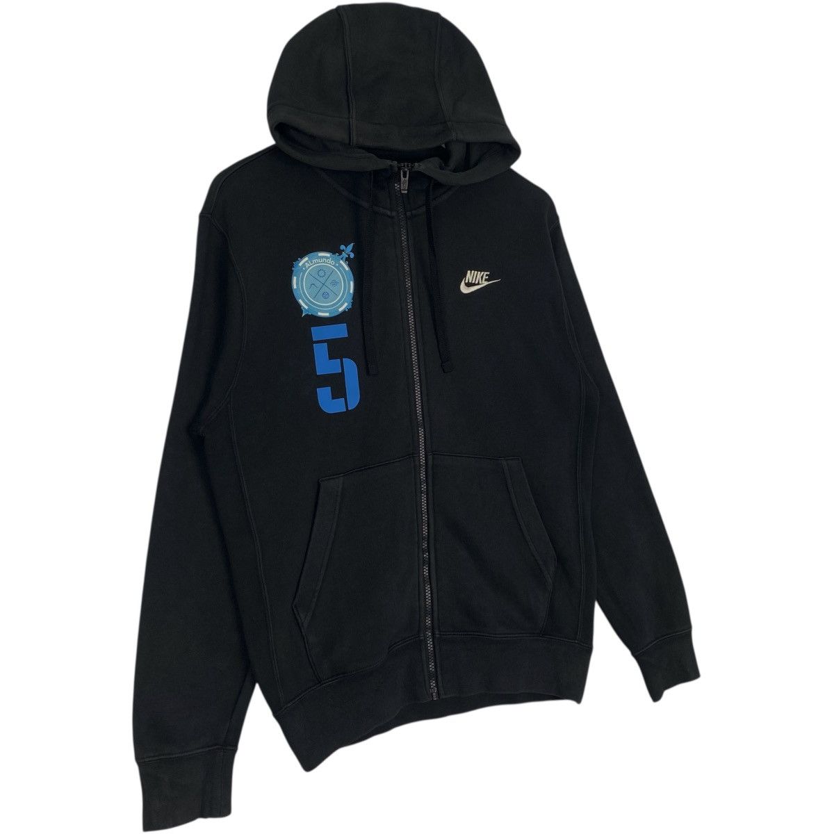 Vintage Vintage Nike Hoodie Sweater Small Logo Embroidery Black Size US M / EU 48-50 / 2 - 3 Thumbnail