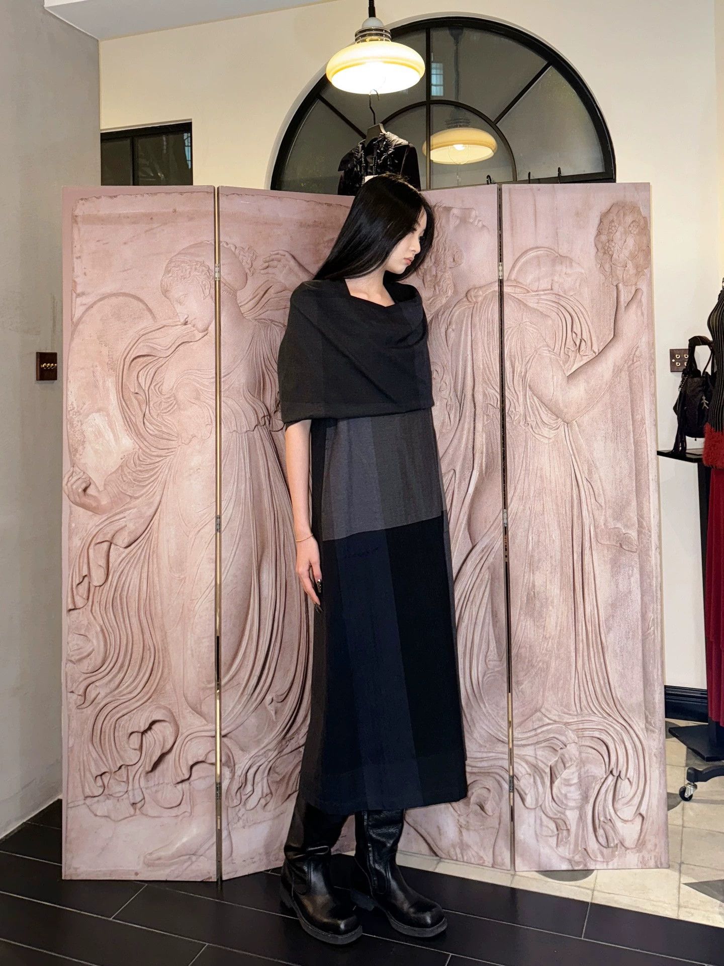 Comme des Garcons CDG tricot 1996 Wool Layered Dress Vintage S Size S / US 4 / IT 40 - 2 Thumbnail