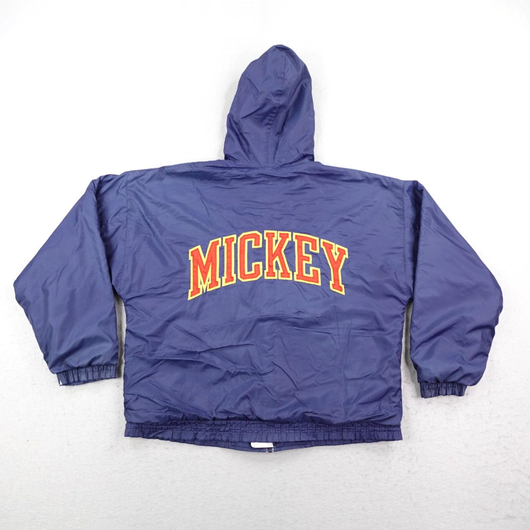 Disney Vintage Disney Jacket Mens XL Blue Mickey Mouse Windbreaker Coat Full Zip Up Y2K Size US XL / EU 56 / 4 - 6 Thumbnail
