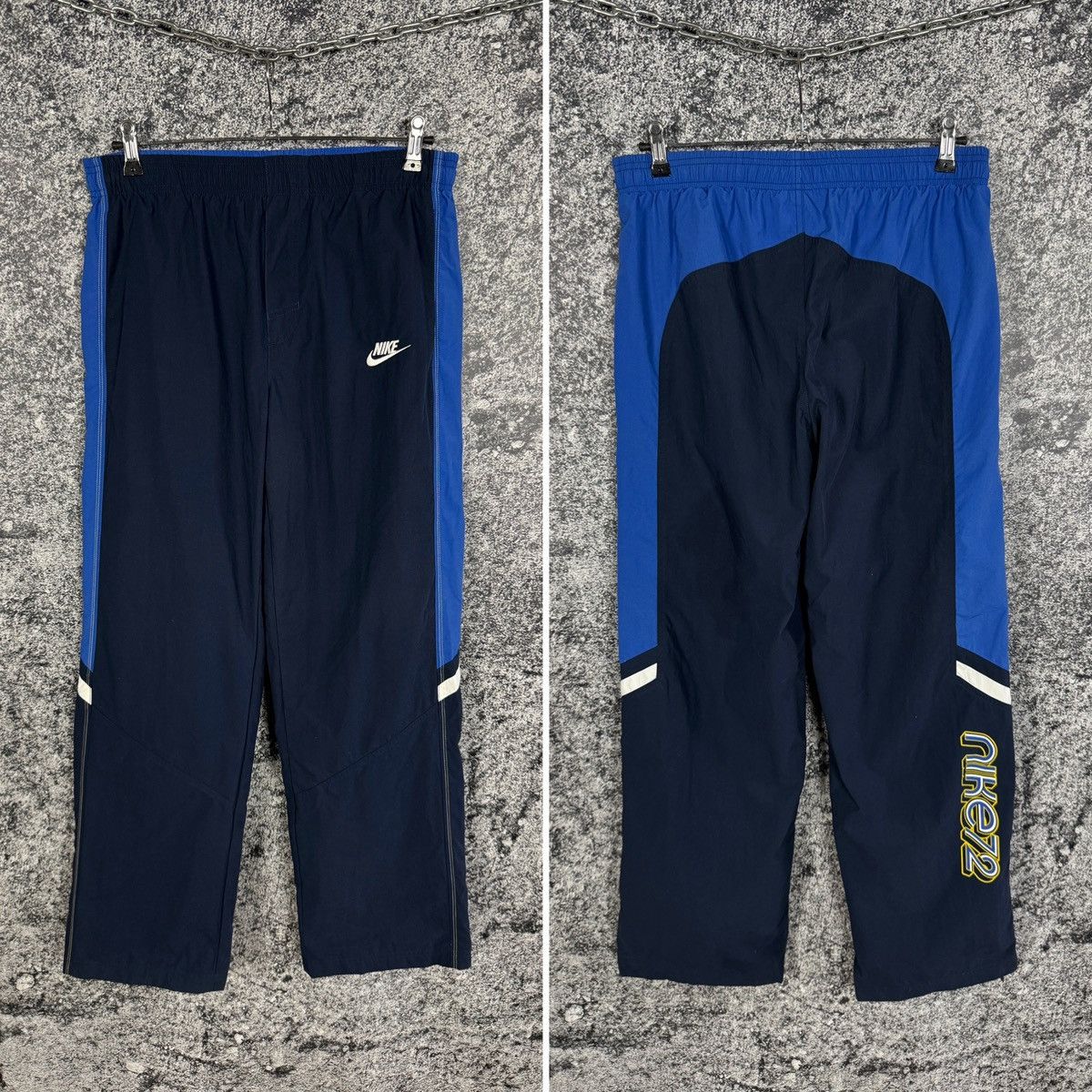 Nike Vintage Nike 72 Track Pants Retro Streetwear Y2K Style Sz S Size US 30 / EU 46 - 1 Thumbnail