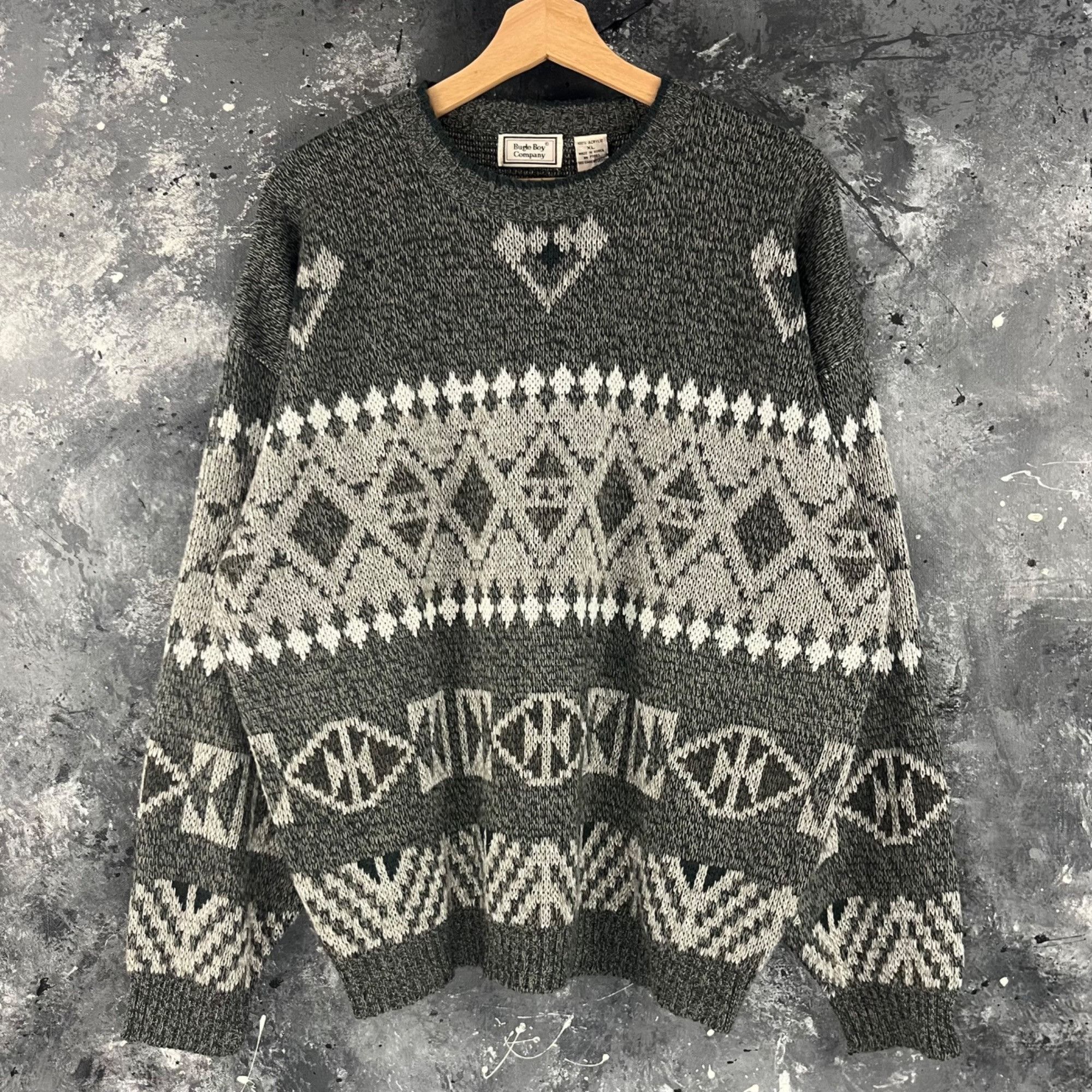 Bugle Boy × Vintage Vintage 90’s Bugle Boy sweater Size US XL / EU 56 / 4 - 1 Thumbnail