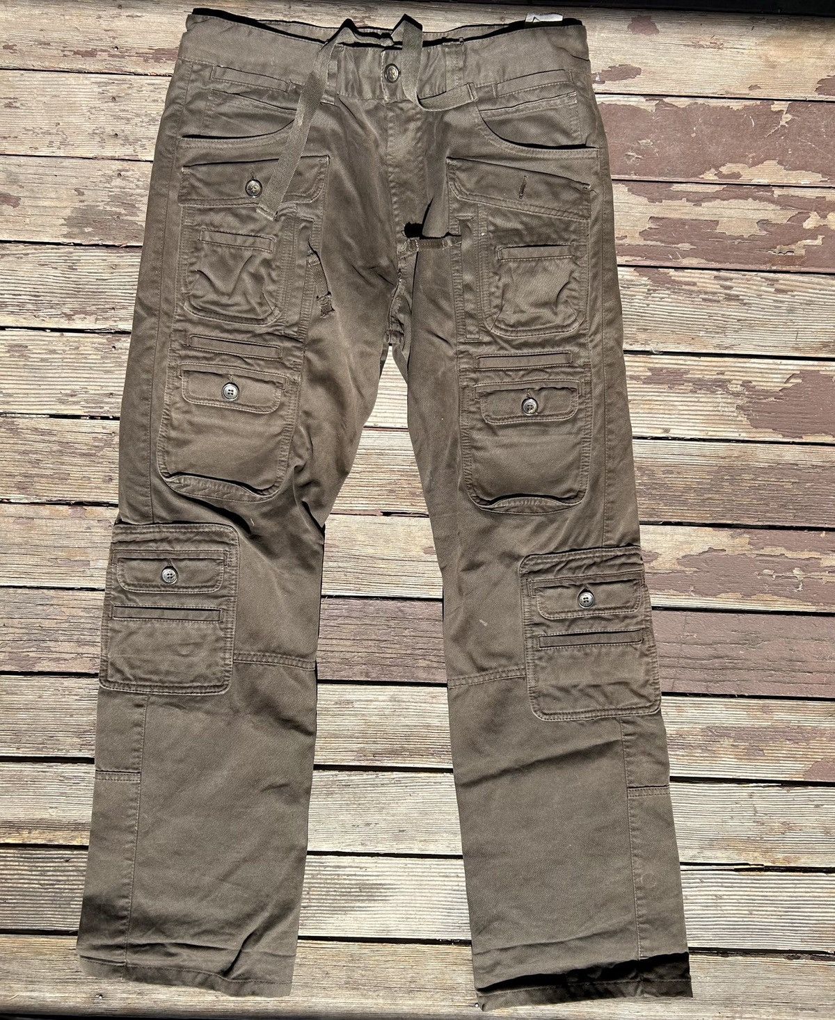 パンツ DOLCE & GABBANA archive Archive Dolce & Gabbana Vintage Suede Reconstruction Womens