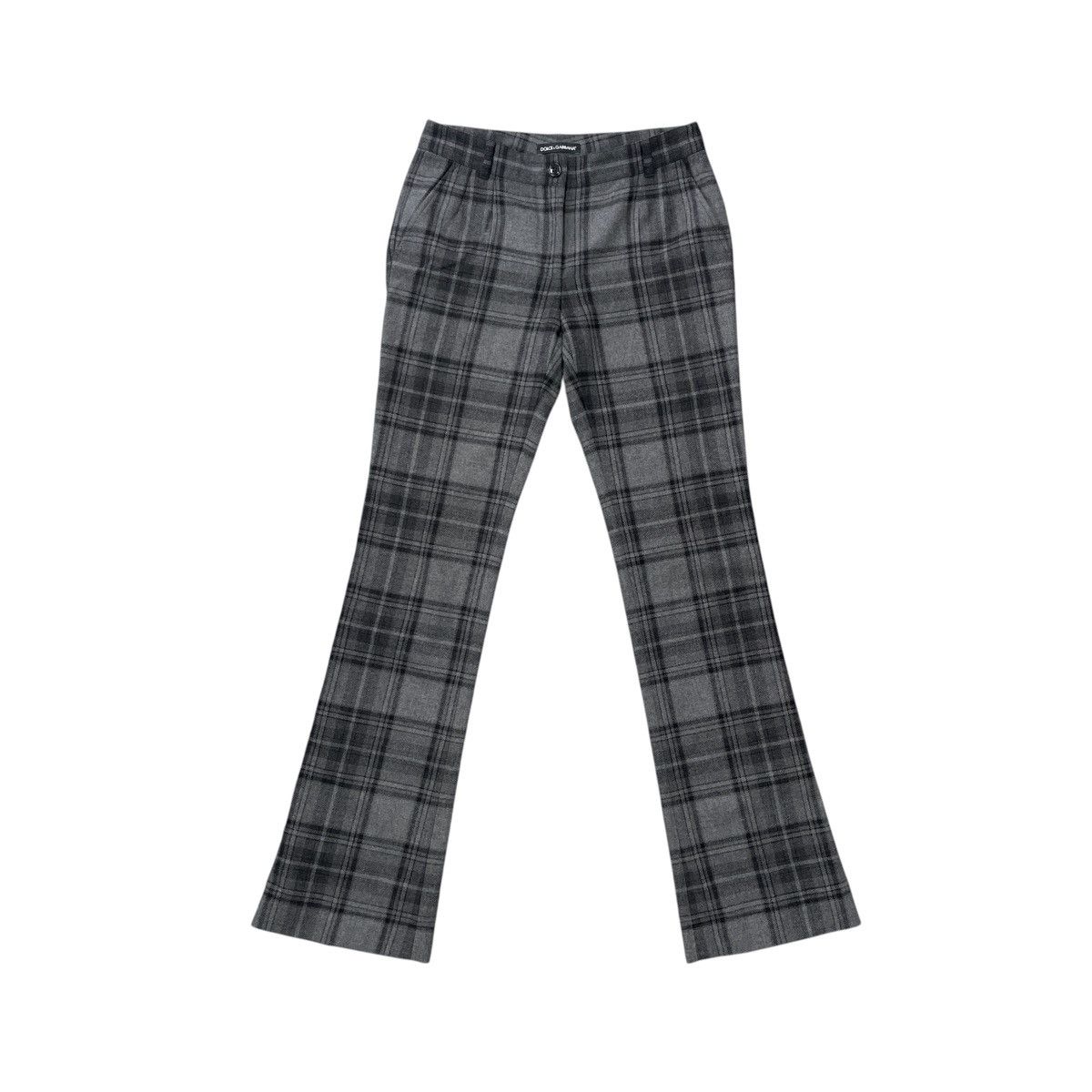 Dolce & Gabbana Dolce&Gabbana Women Wool Boot-Cut Pants Size 42 Size 28" / US 6 / IT 42 - 1 Thumbnail