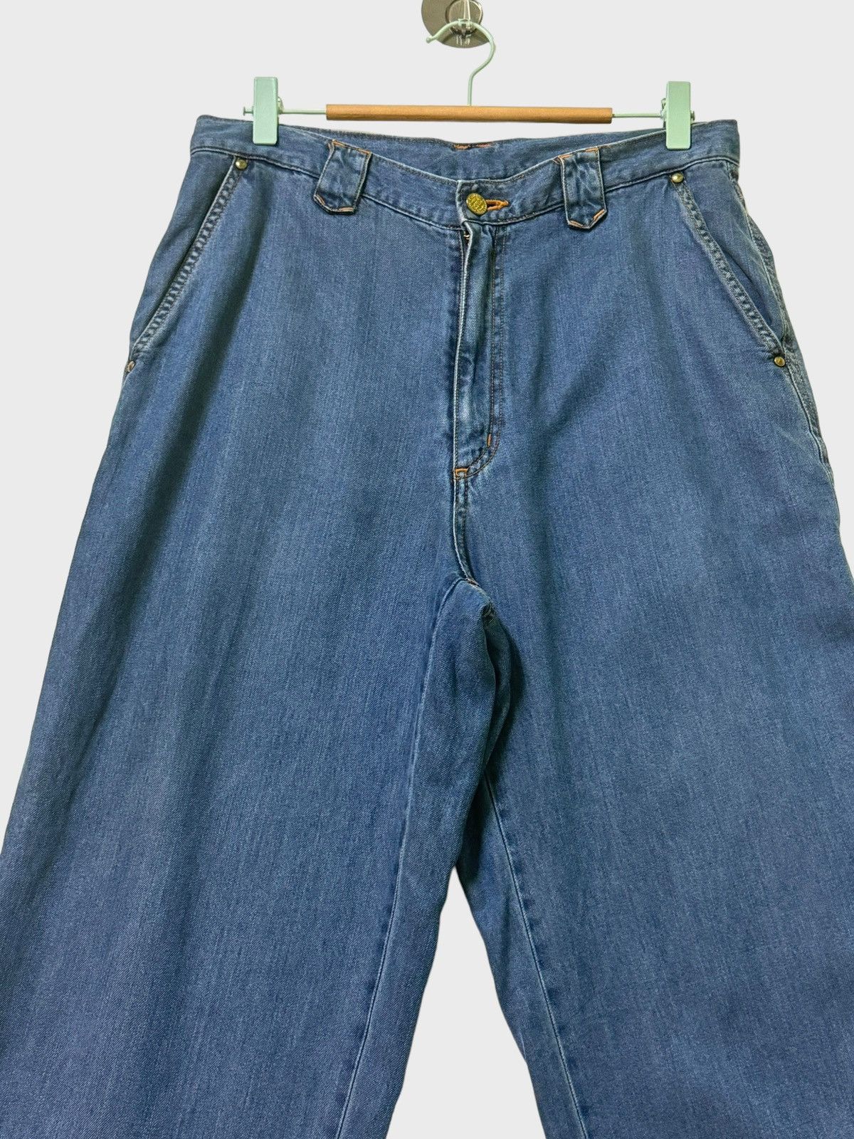 JNCO Farnese Baggy Squeaked Rat Embroidered Jnco Hiphop Baggy Size US 30 / EU 46 - 4 Thumbnail
