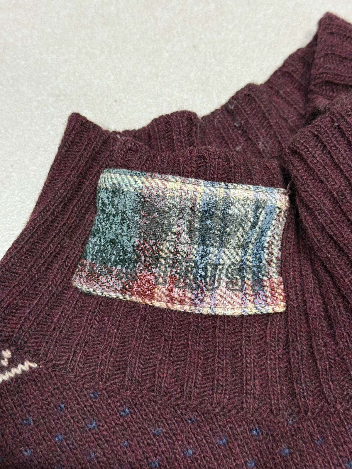 Raf Simons 2005 Raf Simons archive patched knit sweater Size US S / EU 44-46 / 1 - 5 Thumbnail