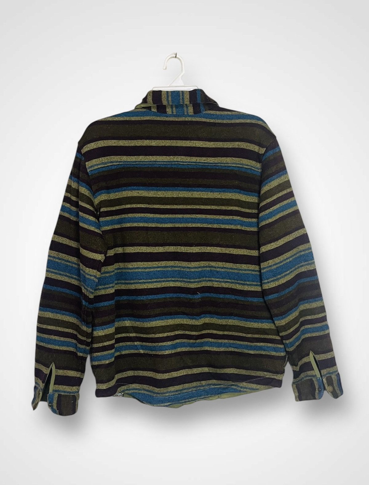L.L. Bean LL Bean Button Tap Fleece Jacket (05) Size US L / EU 52-54 / 3 - 2 Thumbnail