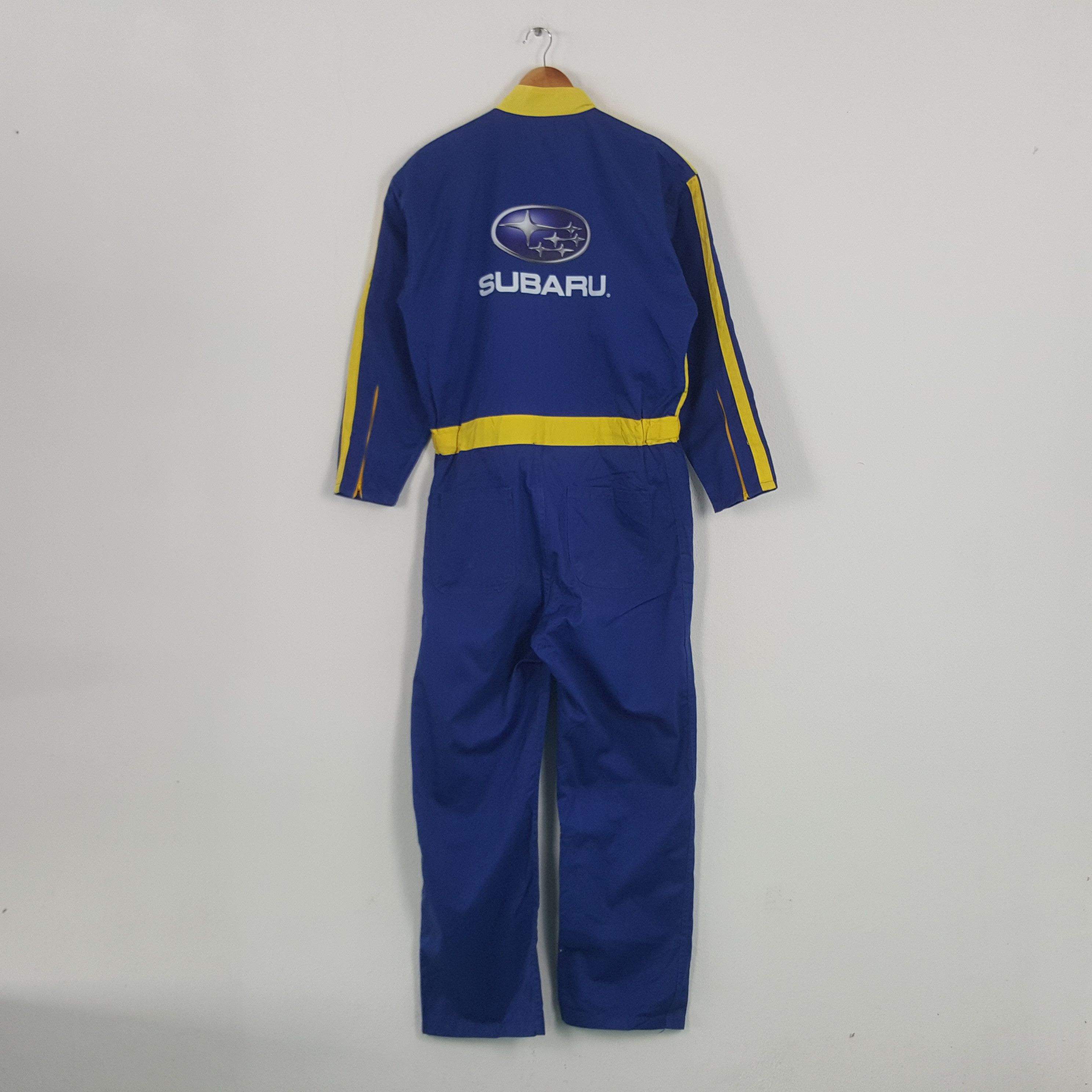 Japanese Brand × Vintage Vintage Subaru Racing Motorsports Custom Coverall Jacket Size US M / EU 48-50 / 2 - 1 Thumbnail