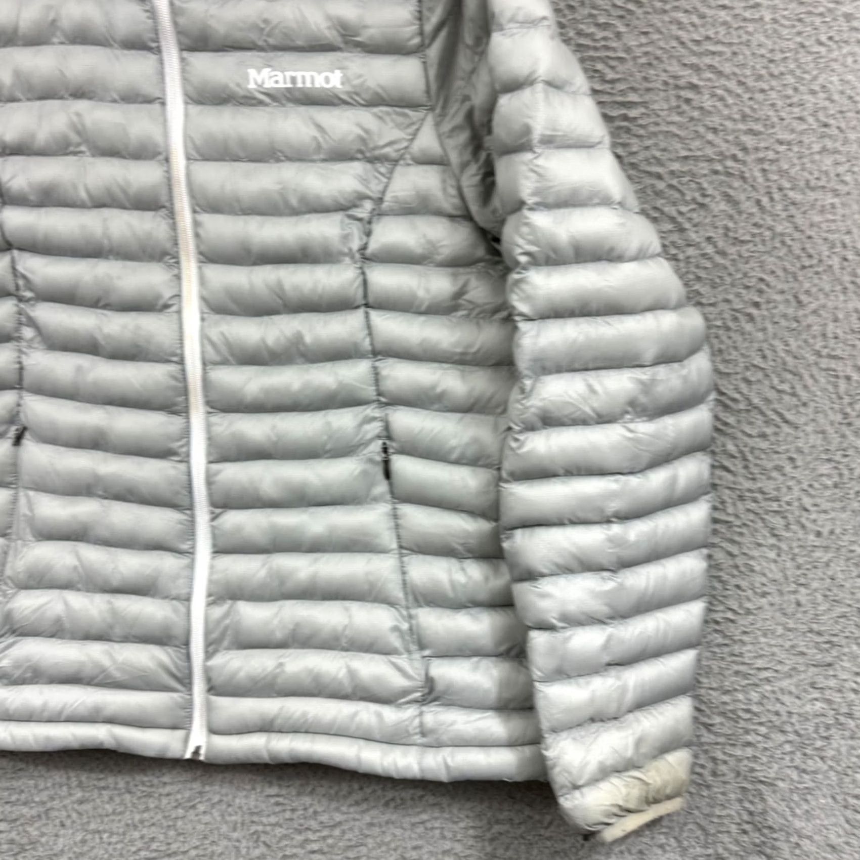 Marmot Marmot Echo Featherless Jacket Women’s Large Gray Puffer Quilted Zip Thinsilate Size L / US 10 / IT 46 - 5 Thumbnail