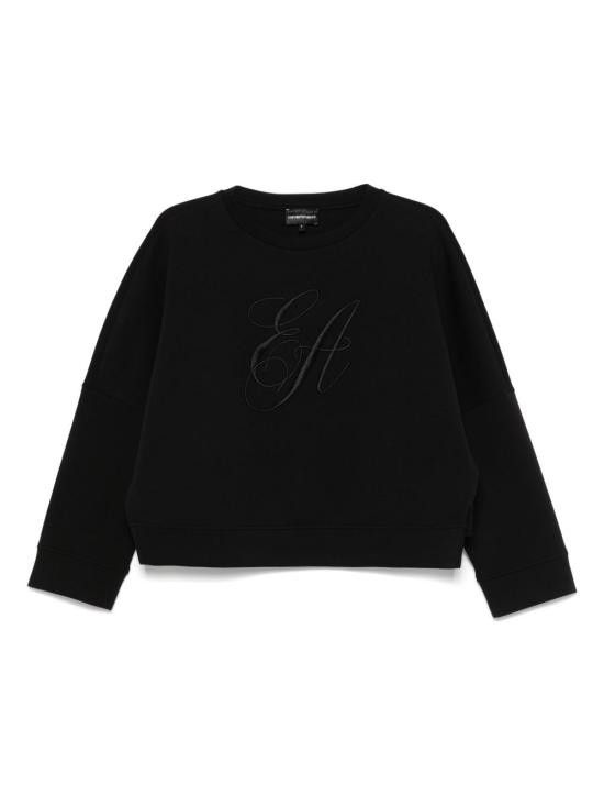 Emporio Armani EMPORIO ARMANI Women Hoodies EW000482 AF10002UC001 Black Size S / US 4 / IT 40 - 1 Thumbnail