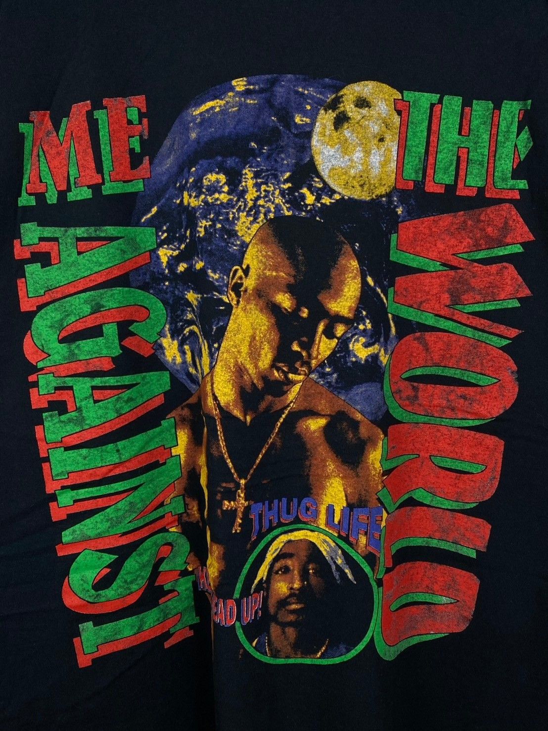 Rap Tees 2Pac Me Against The World T-Shirts DO450 Size US XXL / EU 58 / 5 - 4 Thumbnail