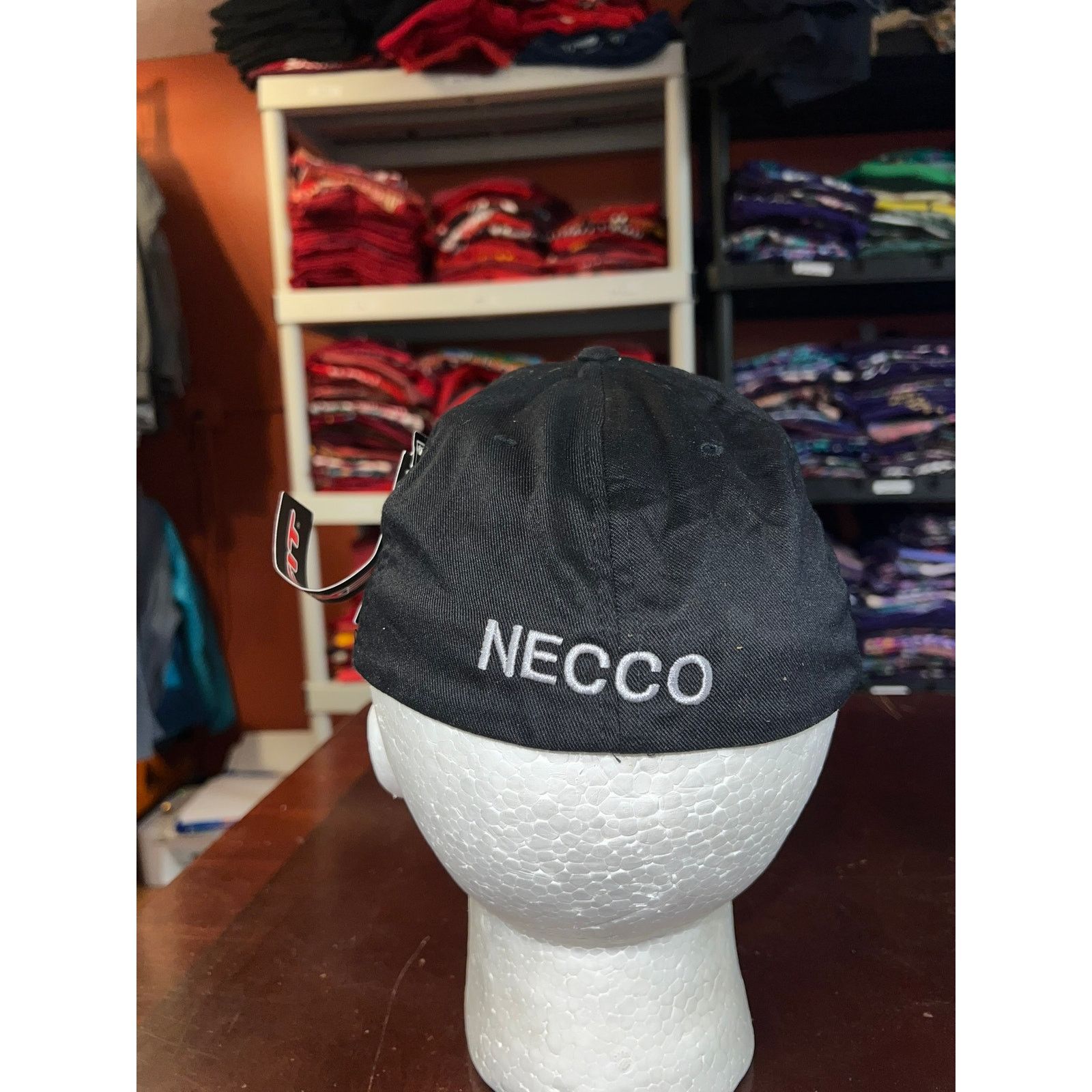 Vintage Oakland Raiders Hat Flexfit Necco Black NWT Cap Headwear Size ONE SIZE - 5 Thumbnail
