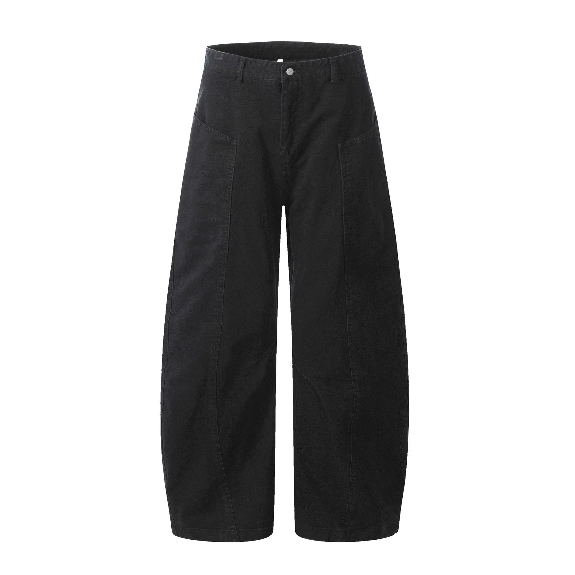 Japanese Brand × Jean American washed loose straight retro cargo scimitar trousers Size US 32 / EU 48 - 1 Thumbnail
