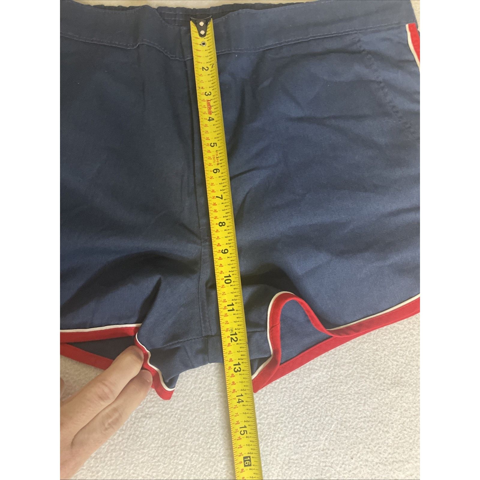Sears Vintage 70s Sears Activewear Running Shorts Navy Mens 34 Size US 34 / EU 50 - 7 Thumbnail