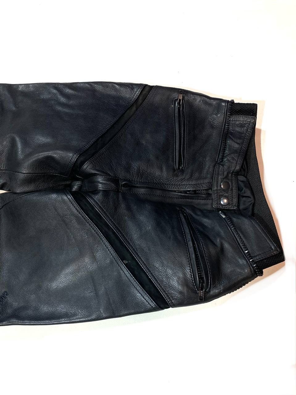 Leather Cafe Racer Vintage Moto Racing Leather Pants Size US 29 - 4 Thumbnail
