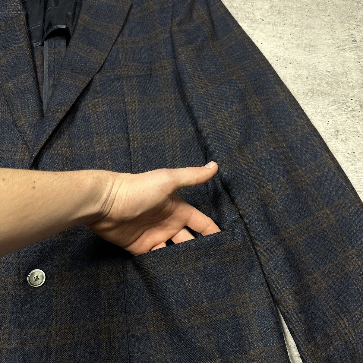 Hugo Boss Hugo Boss Janson Regular Fit Sport Blazer Check Wool Men’s Size 52R - 7 Thumbnail