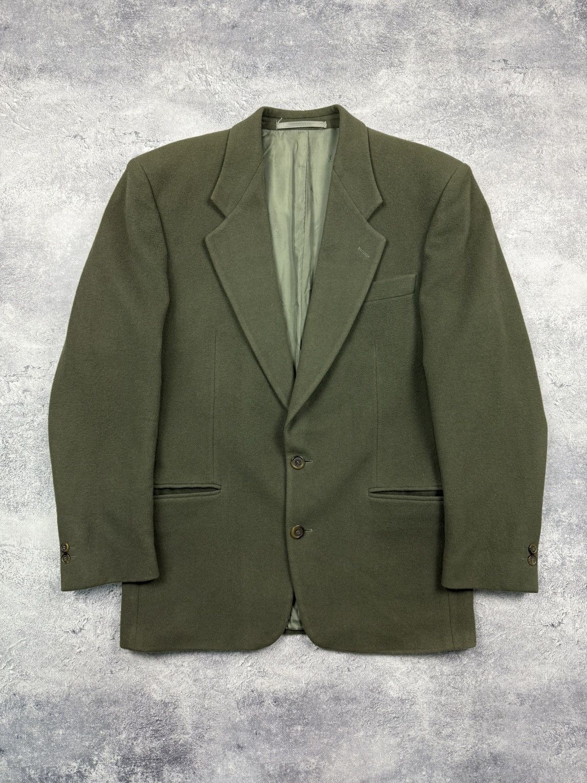 Yves Saint Laurent Vintage Yves Saint Laurent YSL Wool And Cashmere Blazer Size 48R - 1 Thumbnail