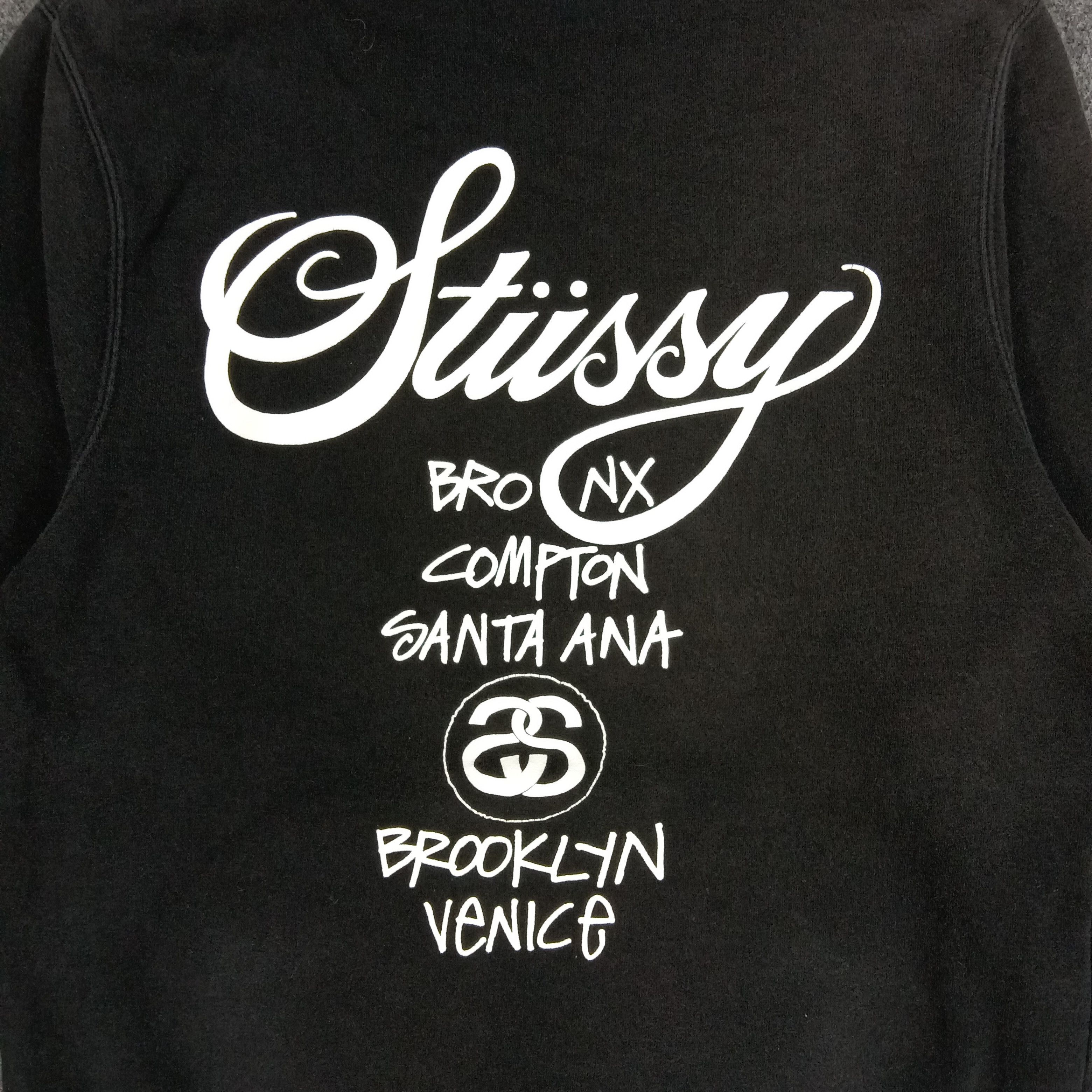 Stussy × Vintage Stussy Streetwear Style Big Logo Hoodies Size US S / EU 44-46 / 1 - 2 Thumbnail