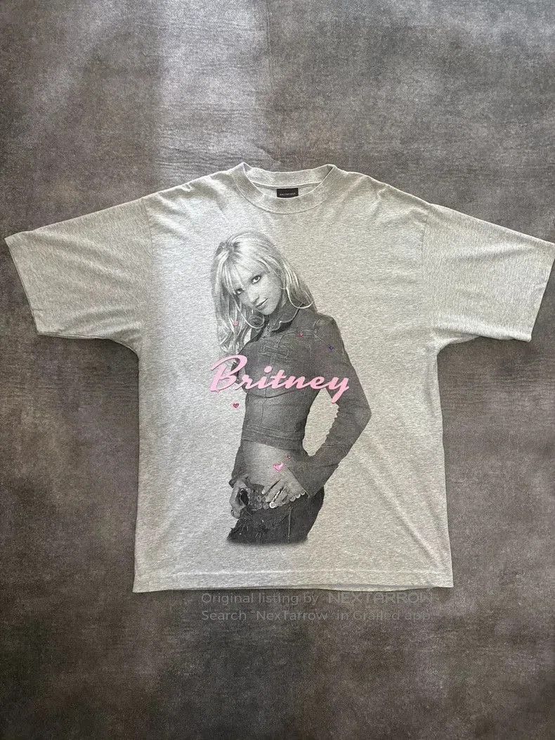 Balenciaga Balenciaga Britney Spears Crystal T-Shirt. Size US XS / EU 42 / 0 - 1 Thumbnail