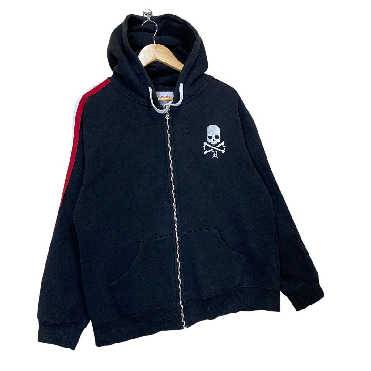HYDROGEN Hydrogen Sportsware Italy Small Logo Zipper Hoodie Size US M / EU 48-50 / 2 - 2 Thumbnail