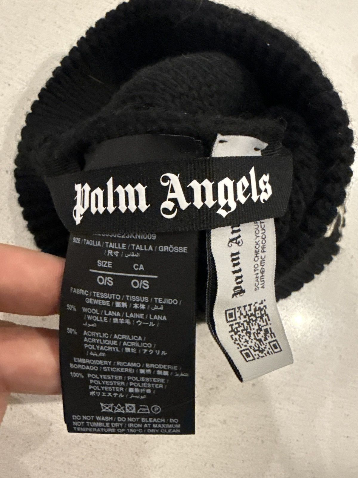 Palm Angels Palm Angels monogram knit beanie Size ONE SIZE - 4 Thumbnail