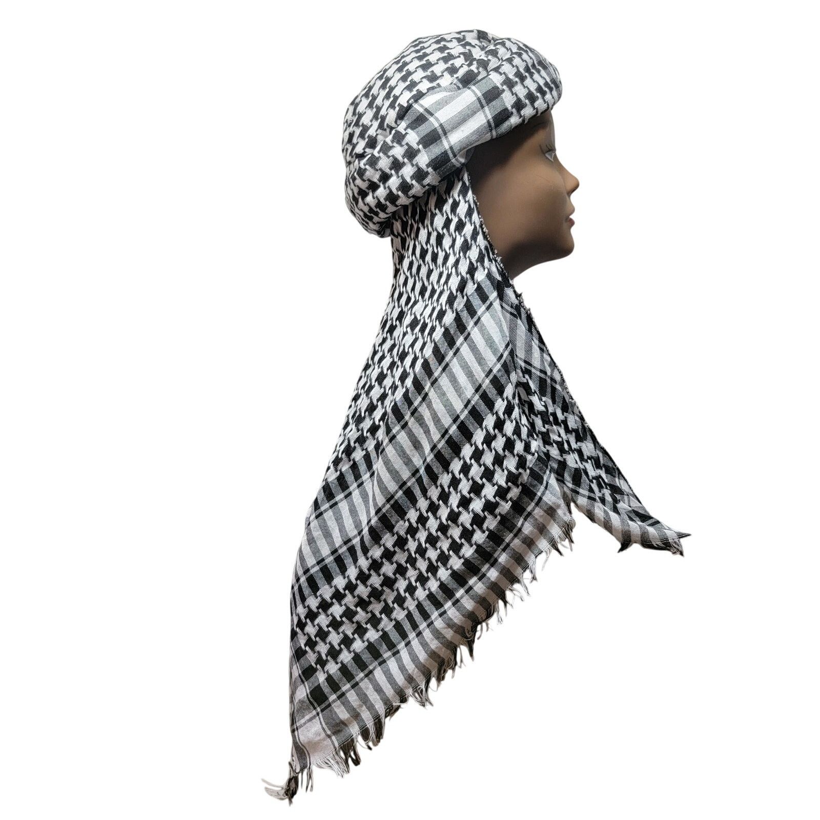 Other Traditional Fez Hat with Scarf, Keffiyeh w/ All-Seeing Eye Size ONE SIZE - 4 Thumbnail