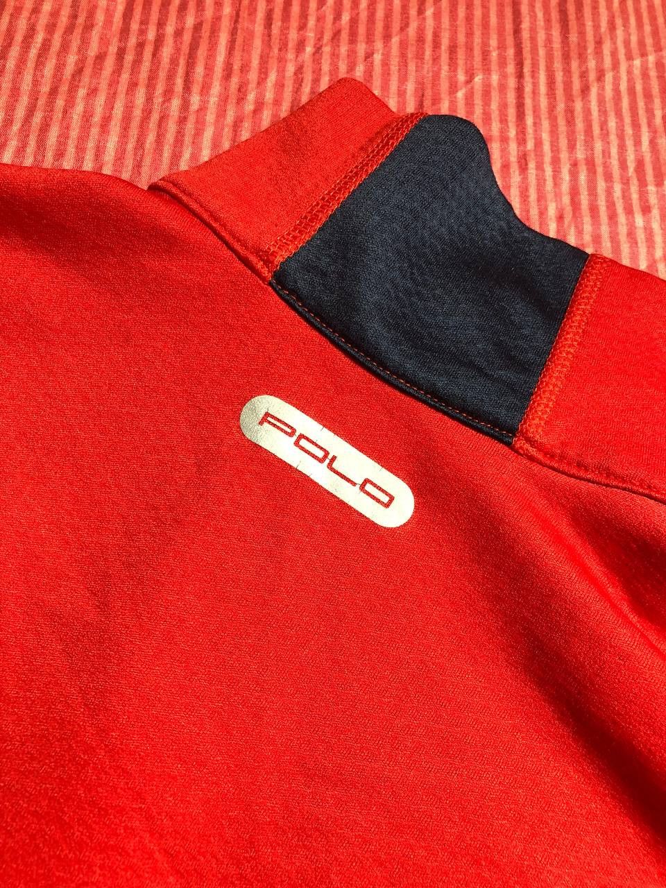 Polo Ralph Lauren × Vintage Vintage Polo Ralph Lauren Striped Rugby Long Sleeve Polo Size US S / EU 44-46 / 1 - 17 Thumbnail