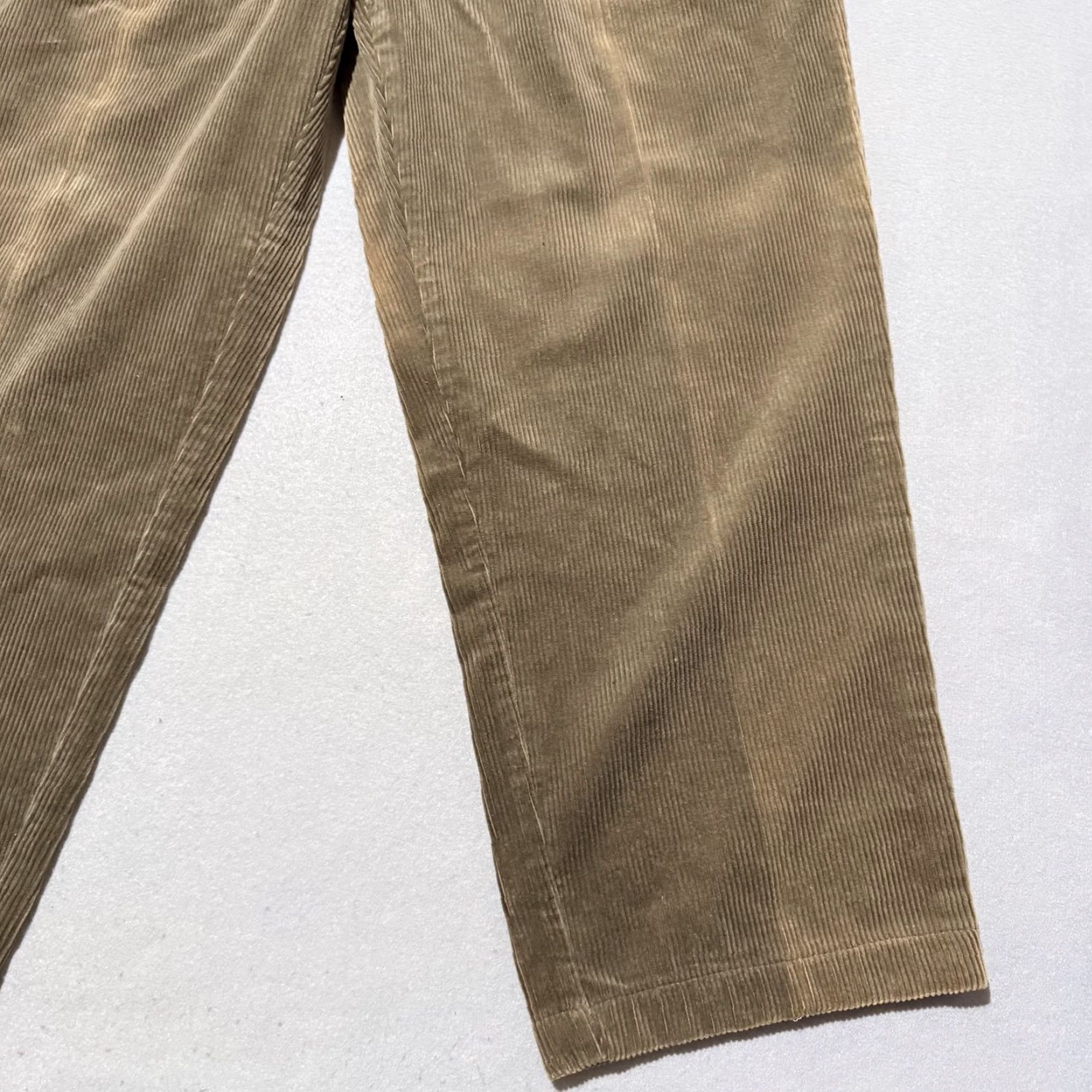 Polo Ralph Lauren VINTAGE Polo Ralph Lauren Pants Men Brown Mid Rise Pleated Corduroy 36x30 Kohl? Size US M / EU 48-50 / 2 - 6 Thumbnail