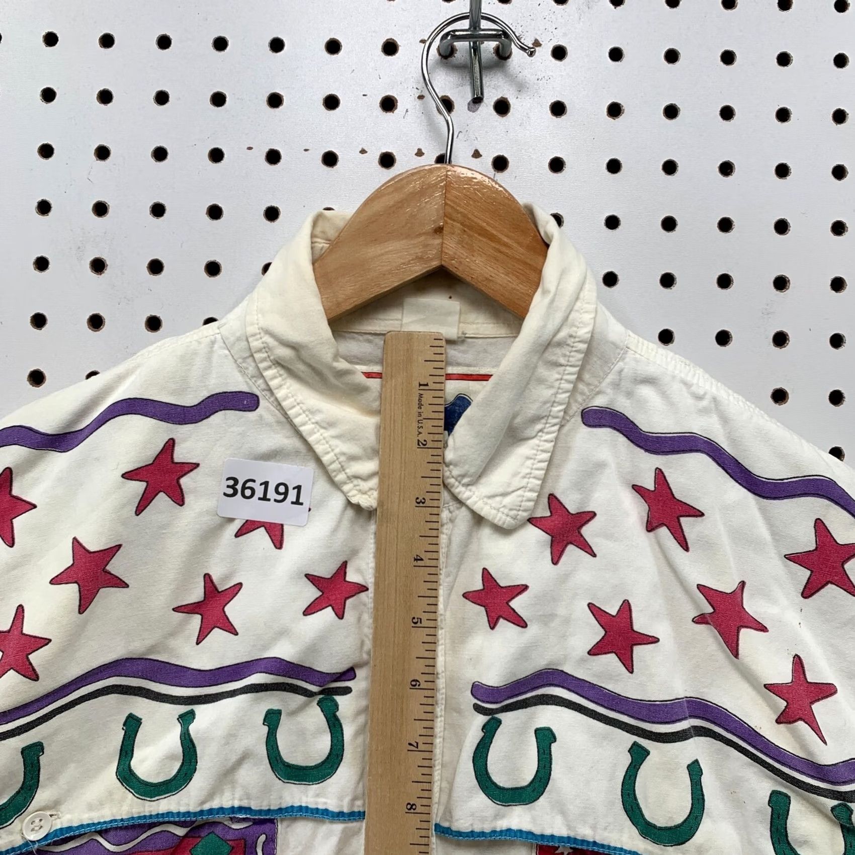 Vintage VINTAGE I Love Cowboys Shirt Womens XL White Long Sleeve Button Western Size XL / US 12-14 / IT 48-50 - 6 Thumbnail