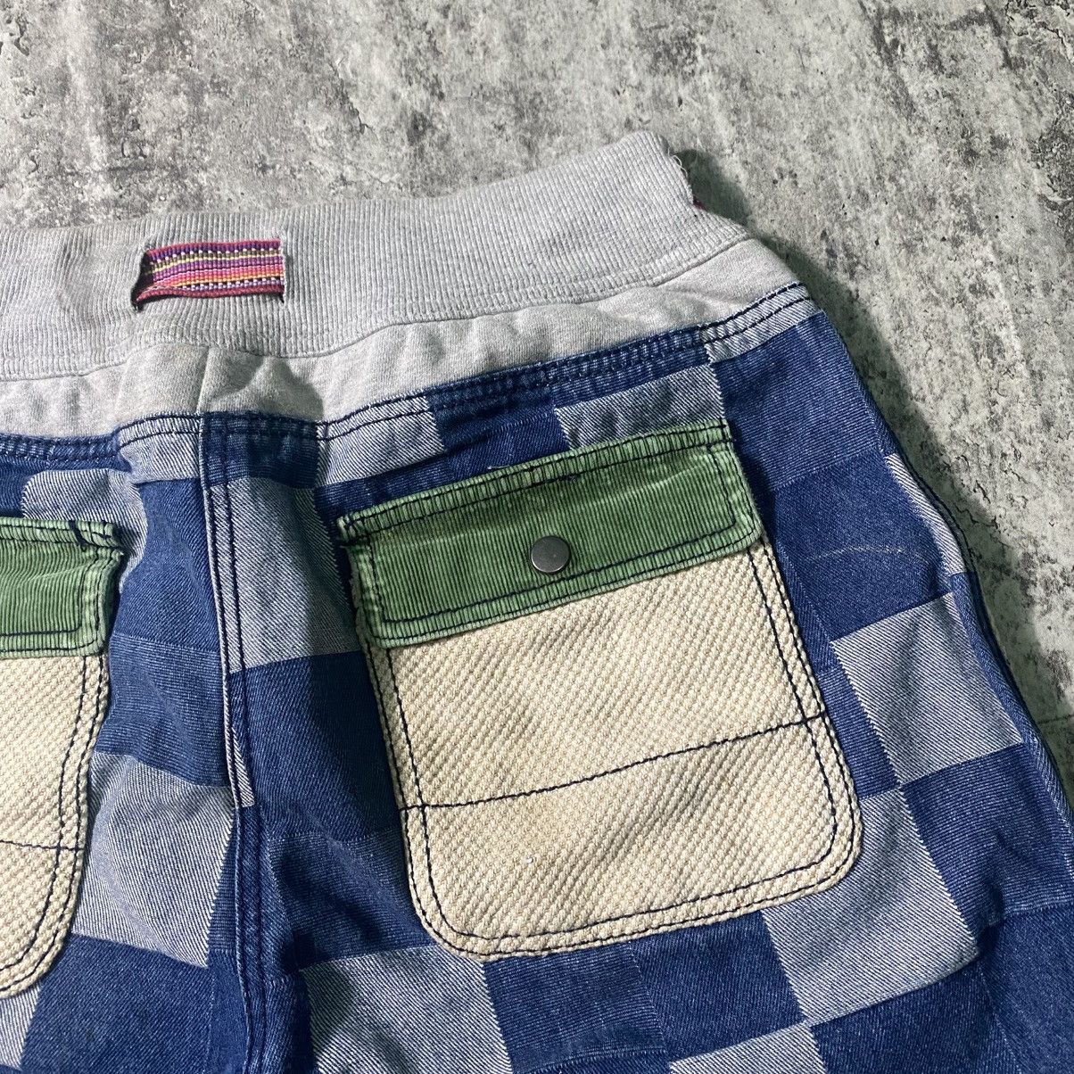 go slow caravan Go Slow Caravan Japan Brand Patch Work Short Pants Size US 32 / EU 48 - 8 Thumbnail