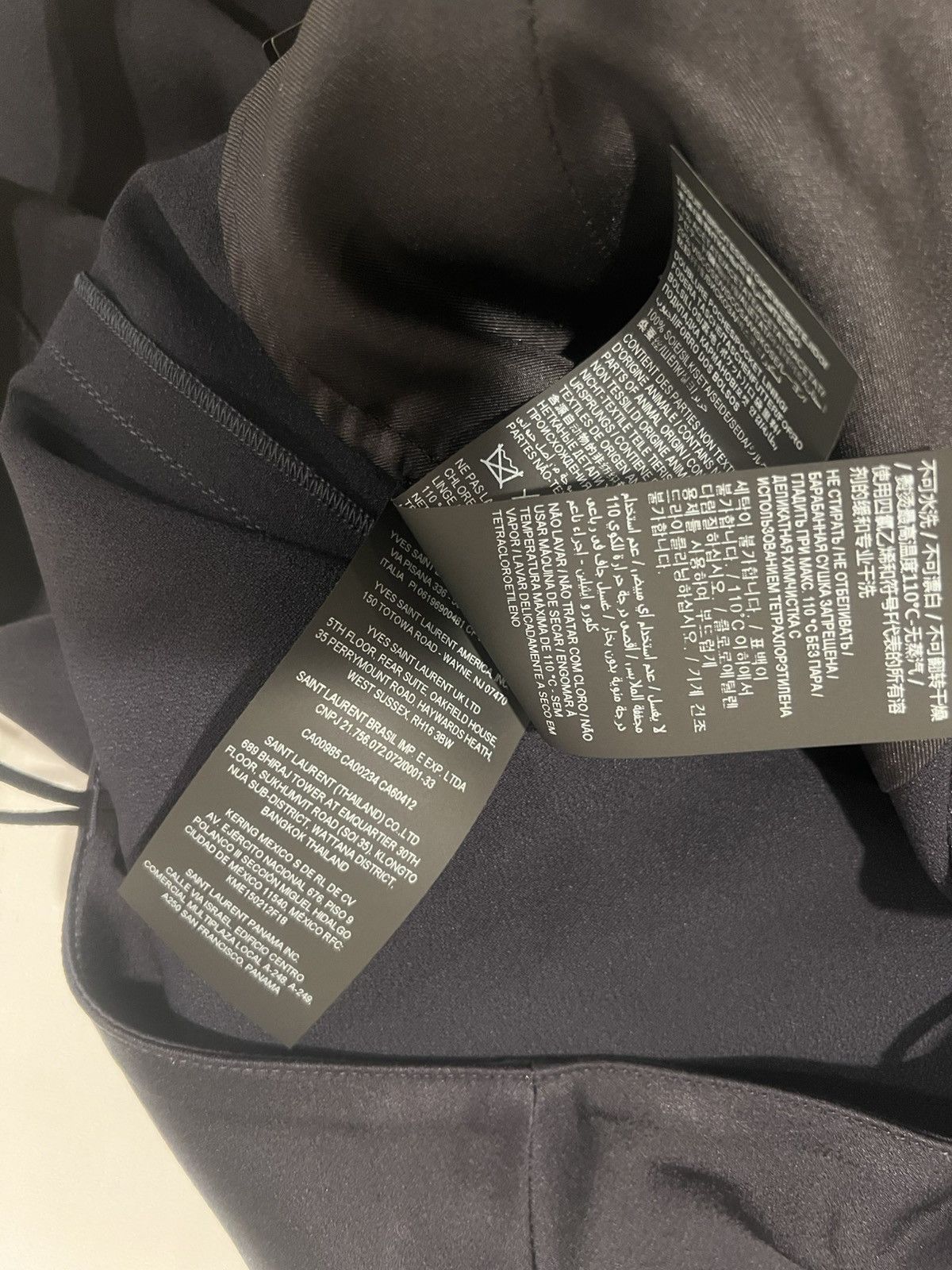 Saint Laurent Paris Saint Laurent men’s silk blend joggers. 52/L. $1350 Size US 36 / EU 52 - 11 Thumbnail