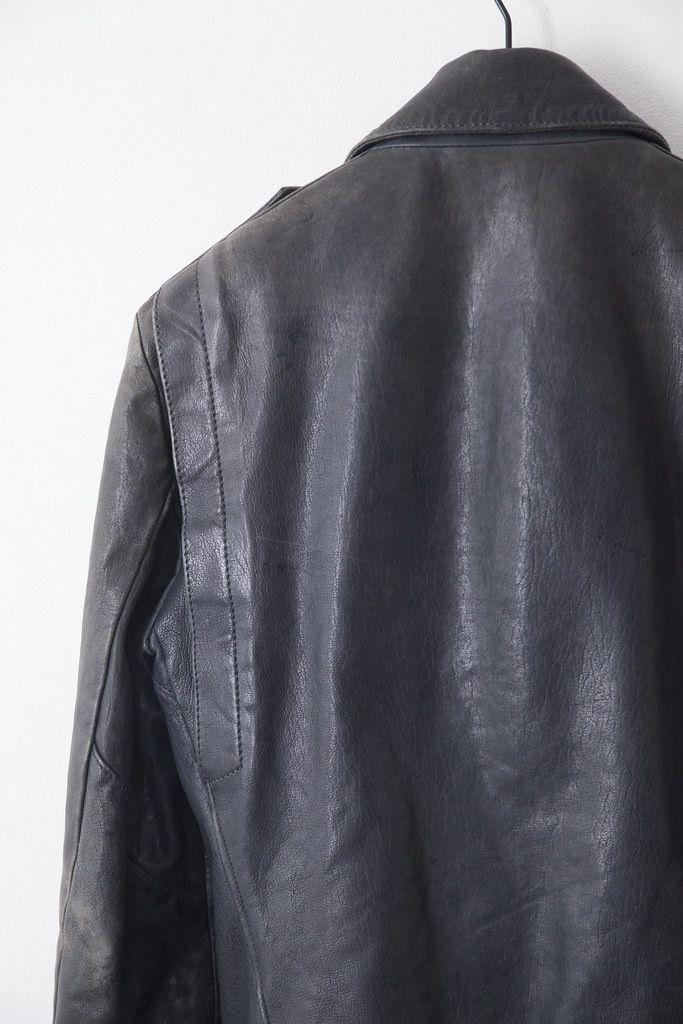 Balmain SS14 blue leather perfecto jacket Size US M / EU 48-50 / 2 - 6 Thumbnail