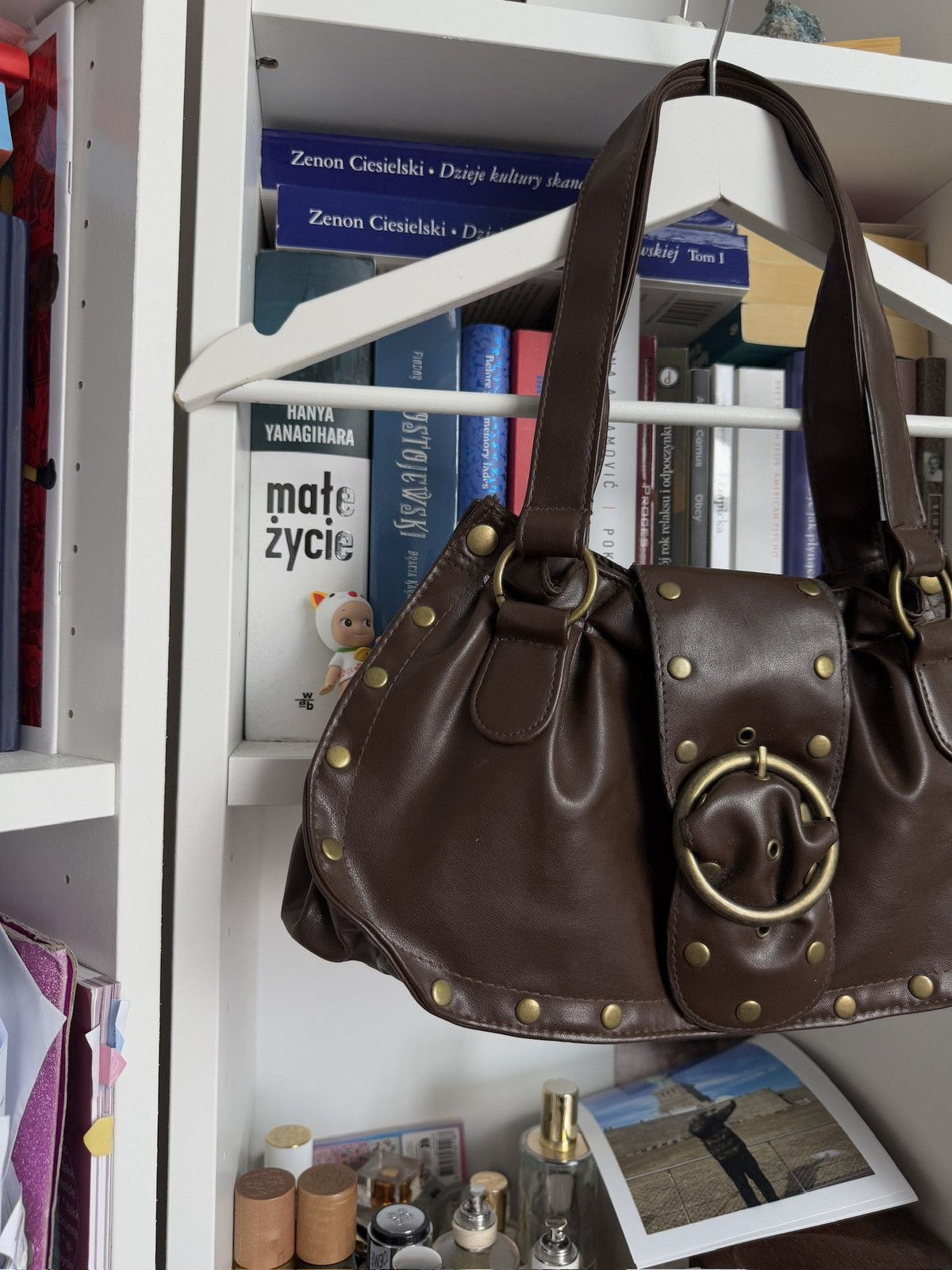Japanese Brand VIntage y2k leather shoulder hand bag avantgarde opium retro Size ONE SIZE - 4 Thumbnail