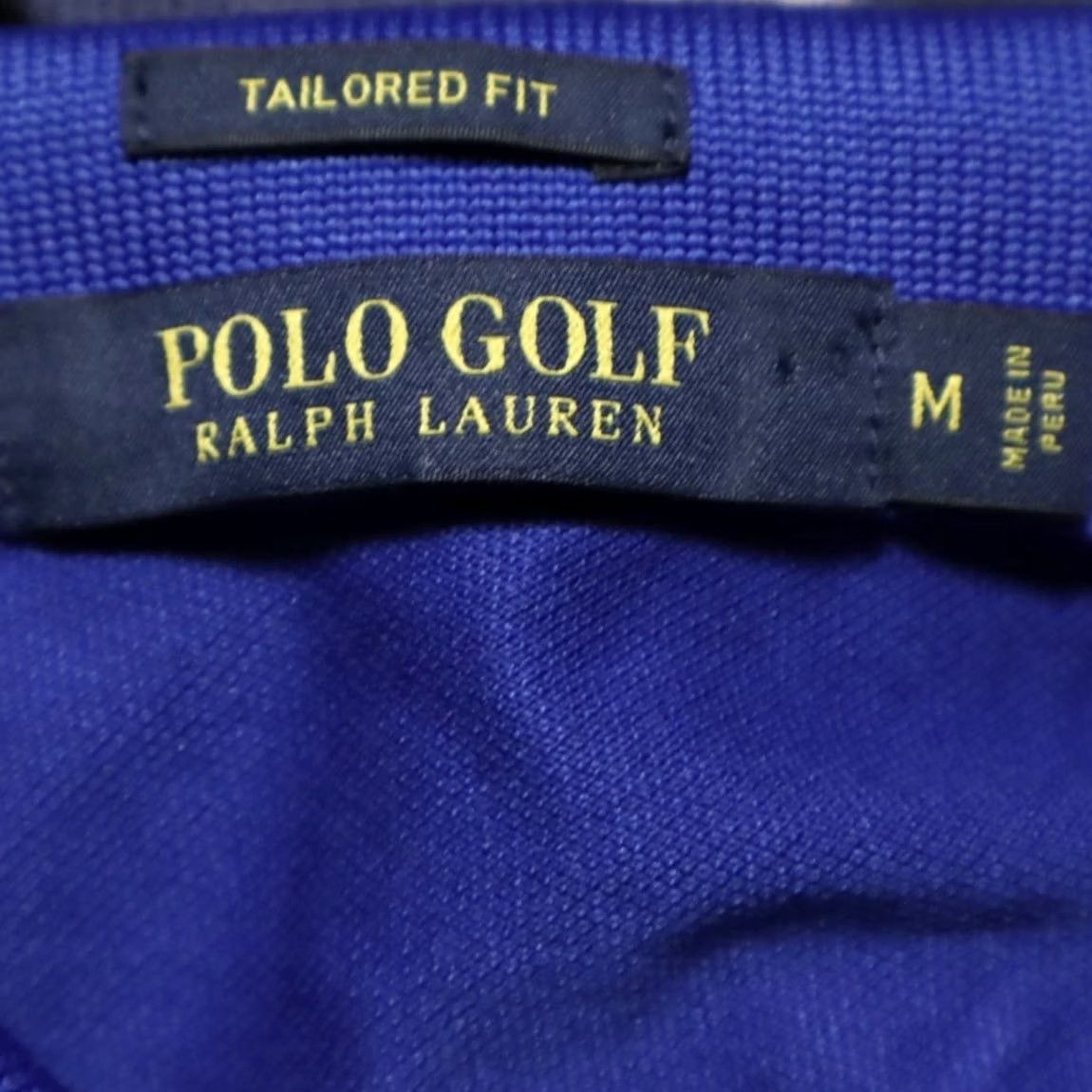 Polo Ralph Lauren Polo Ralph Lauren Golf Tailored Fit Stretch Cotton Blend Solid Polo Shirt Blue Men's M Size US M / EU 48-50 / 2 - 5 Thumbnail