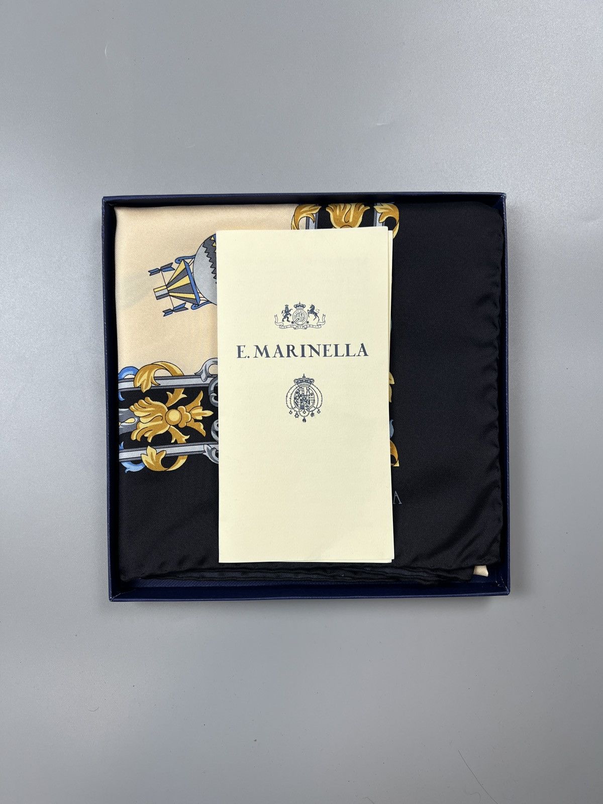 E. Marinella E. Marinella Napoli Balloons Silk Scarf (Y0598) Size ONE SIZE - 8 Thumbnail