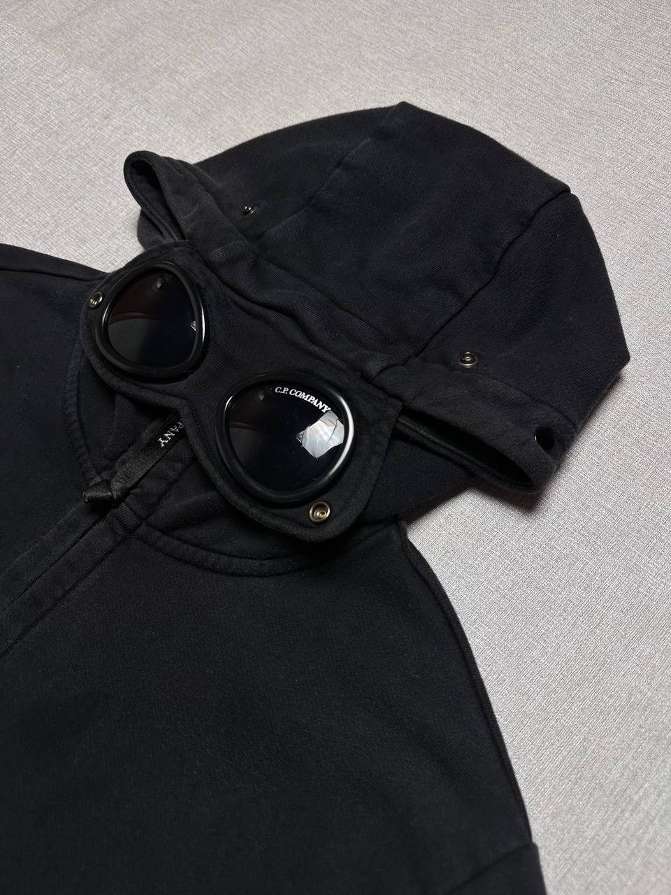 C.P. Company C.P. Company Diagonal Raised Fleece Goggle Full Zip Hoodie Size US L / EU 52-54 / 3 - 6 Thumbnail
