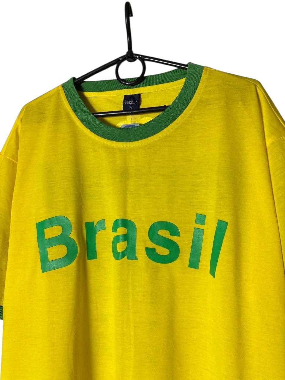 Other 2000s BRAZIL Blokecore Jersey Vintage T-shirt Tee Size US L / EU 52-54 / 3 - 4 Thumbnail