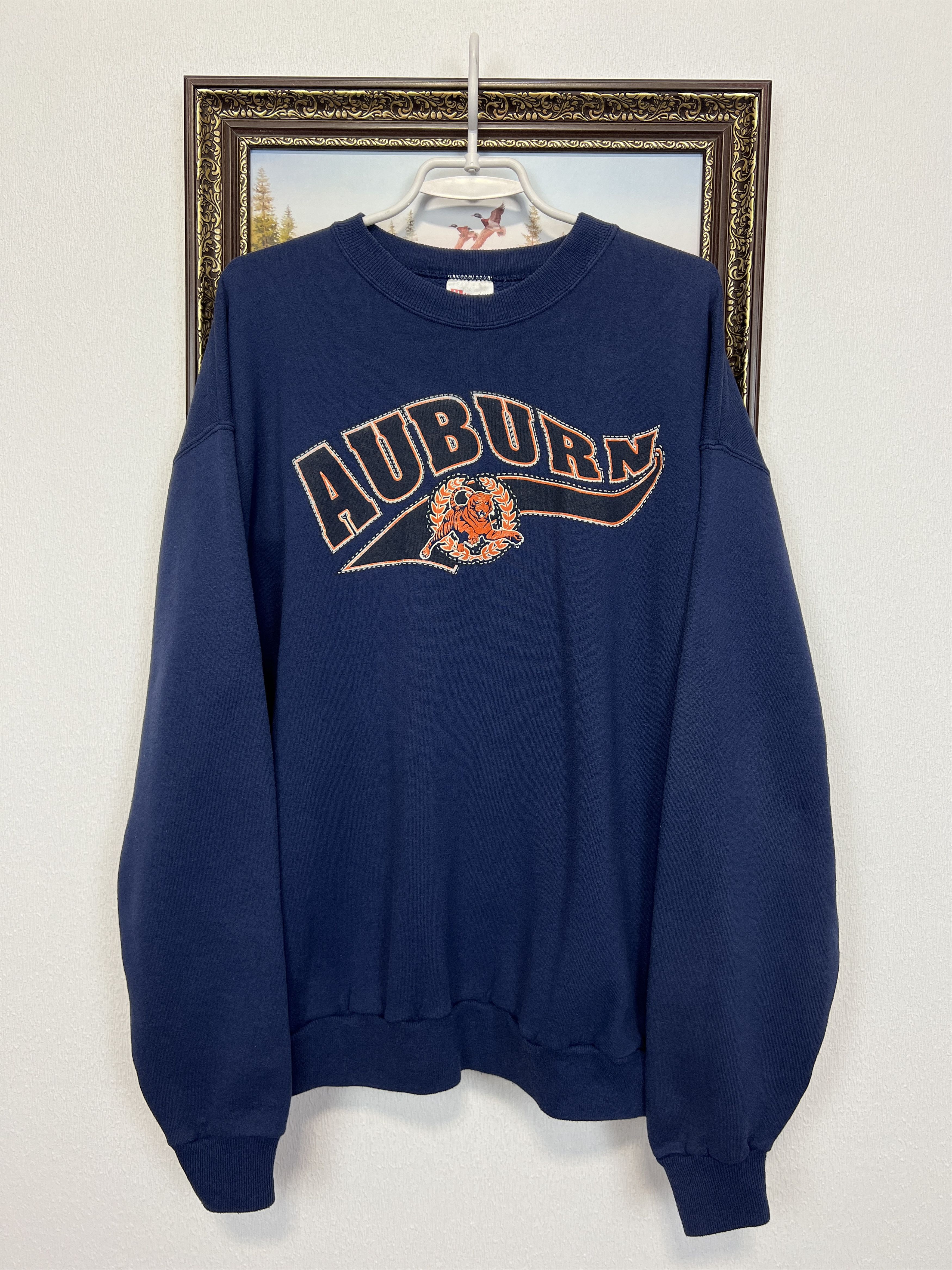 Vintage Vintage 90's Auburn Tigers Sweatshirt College NCAA Crewneck Size US XL / EU 56 / 4 - 1 Thumbnail
