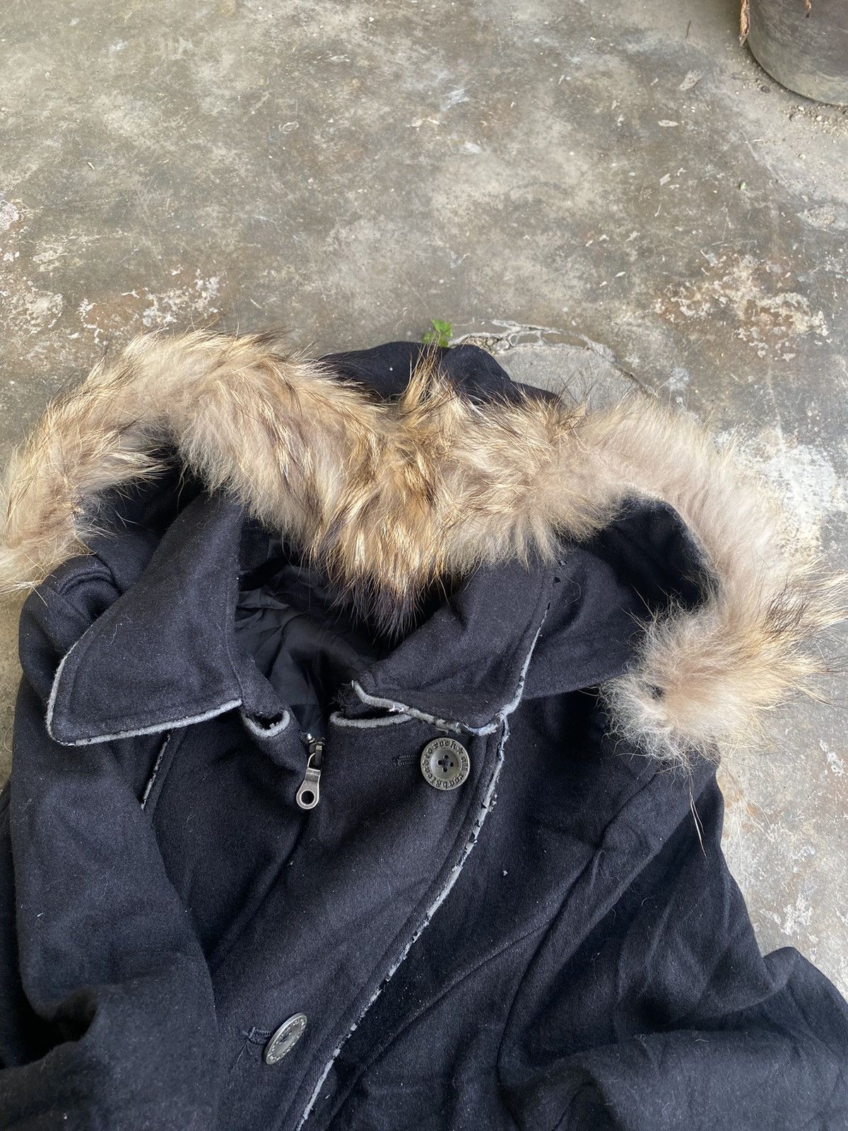 PPFM × Vintage 💥RARE💥Vintage PPFM Jacket Fur Hoodie jacket punk style Size US S / EU 44-46 / 1 - 6 Thumbnail