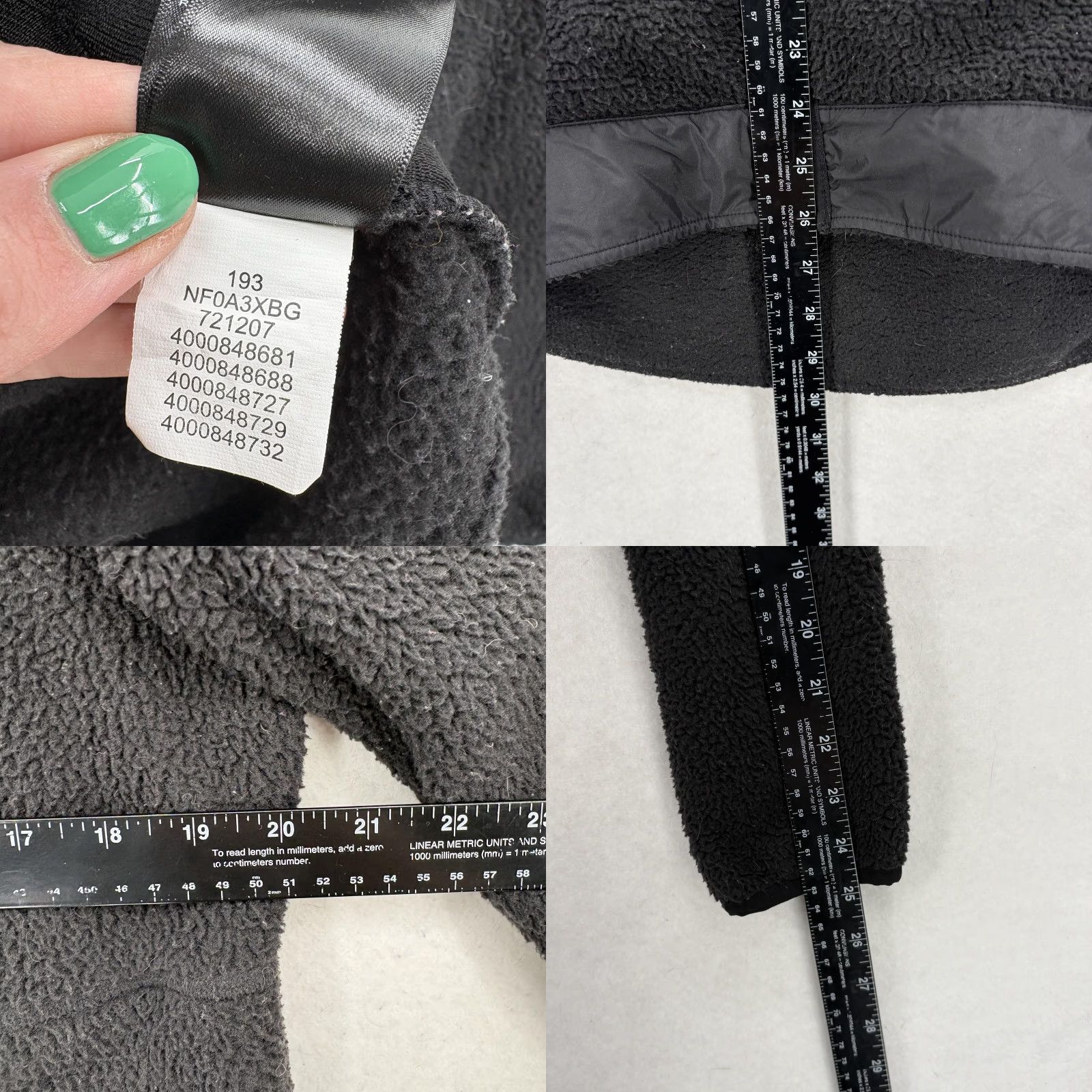 The North Face The North Face Fleece Jacket Womens S Black Full Zip Pockets Warm Sherpa Jacket Size S / US 4 / IT 40 - 8 Thumbnail