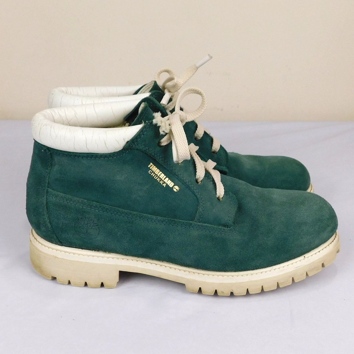 Timberland Timberland Green Suede Chukka Boots Sz 8.5 Vintage Late 90s Size US 8.5 / EU 41-42 - 7 Thumbnail